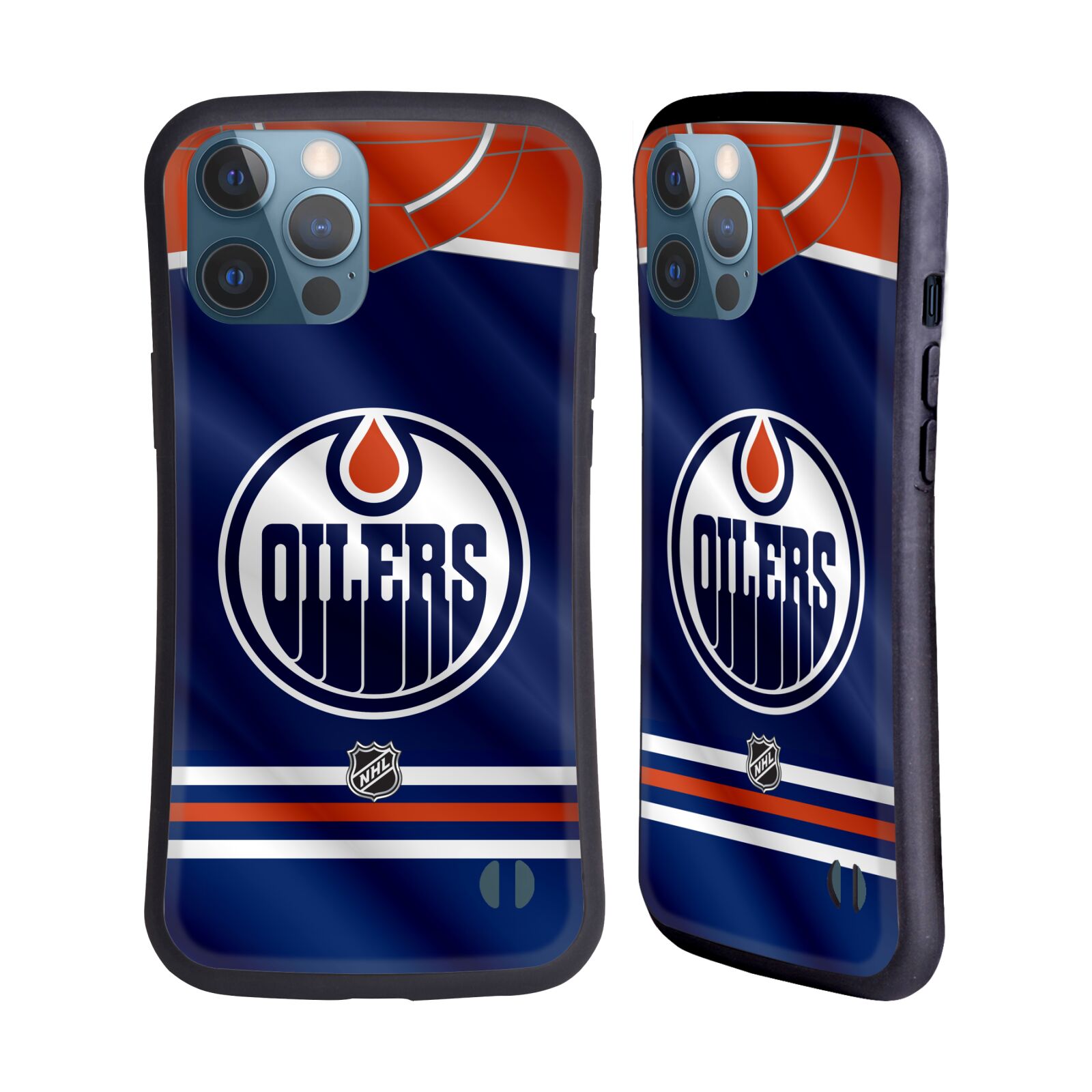 Obal na mobil Apple iPhone 13 PRO MAX - HEAD CASE - NHL - Edmonton Oilers znak dres