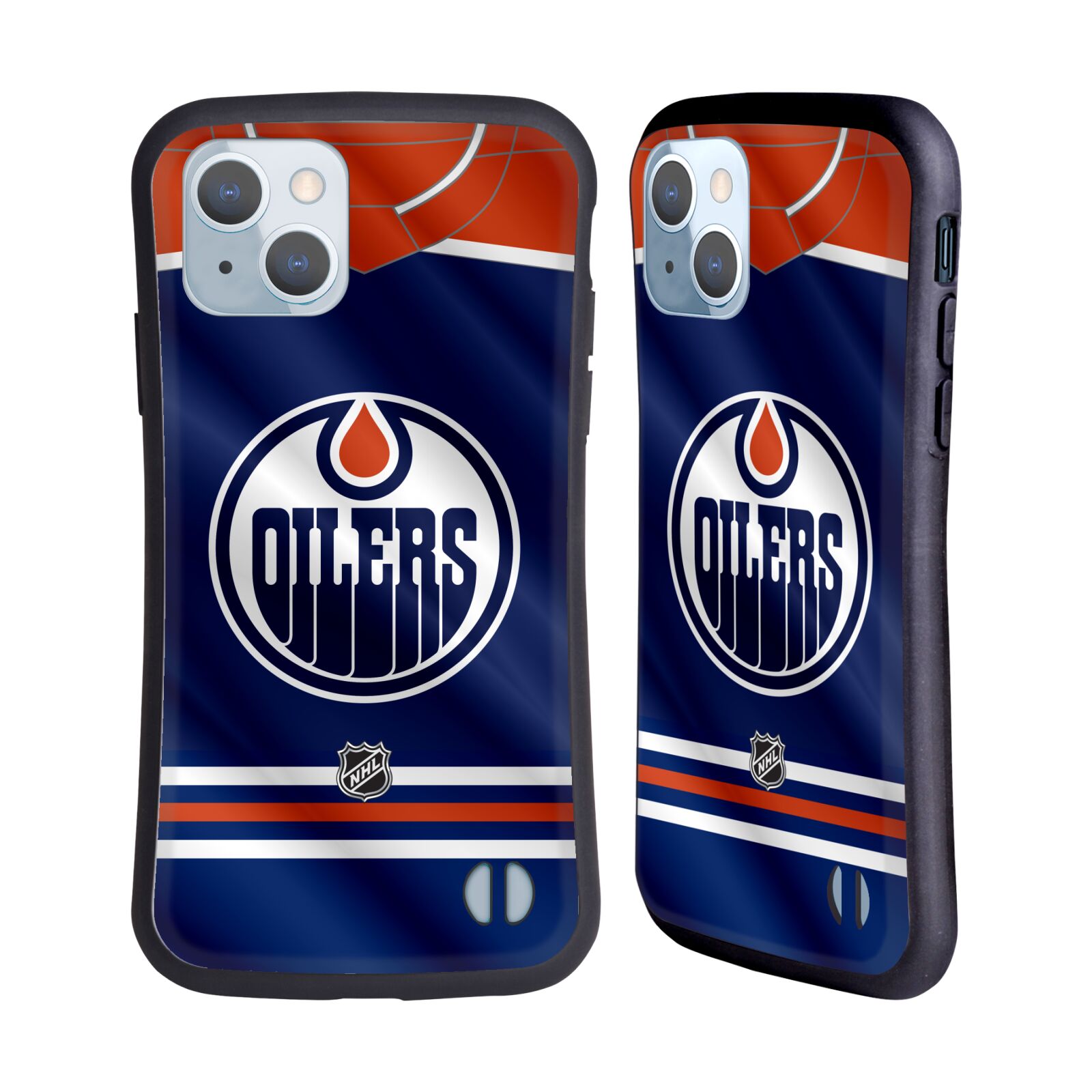 Obal na mobil Apple iPhone 14 - HEAD CASE - NHL - Edmonton Oilers znak dres