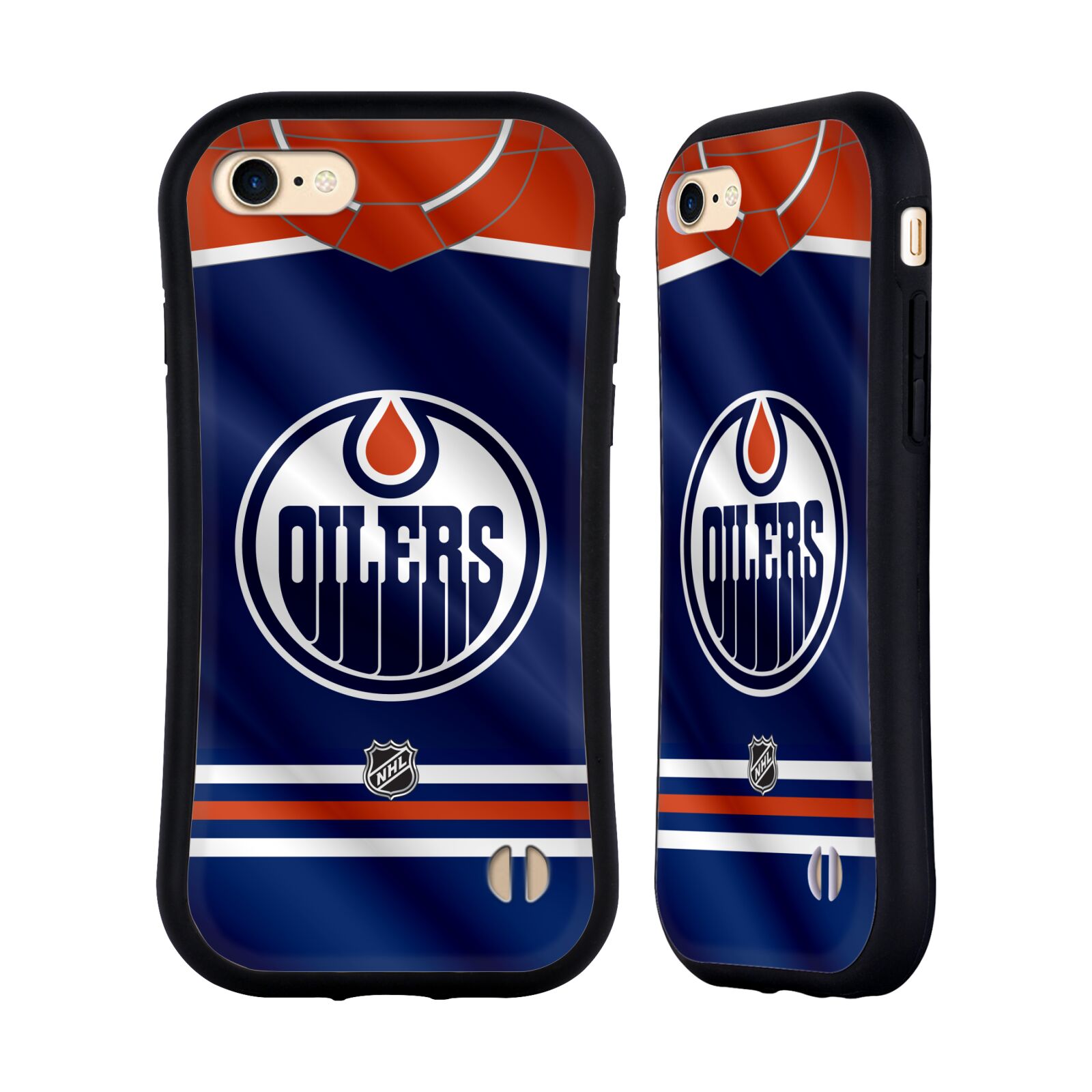 Obal na mobil Apple iPhone 7/8, SE 2020 - HEAD CASE - NHL - Edmonton Oilers znak dres
