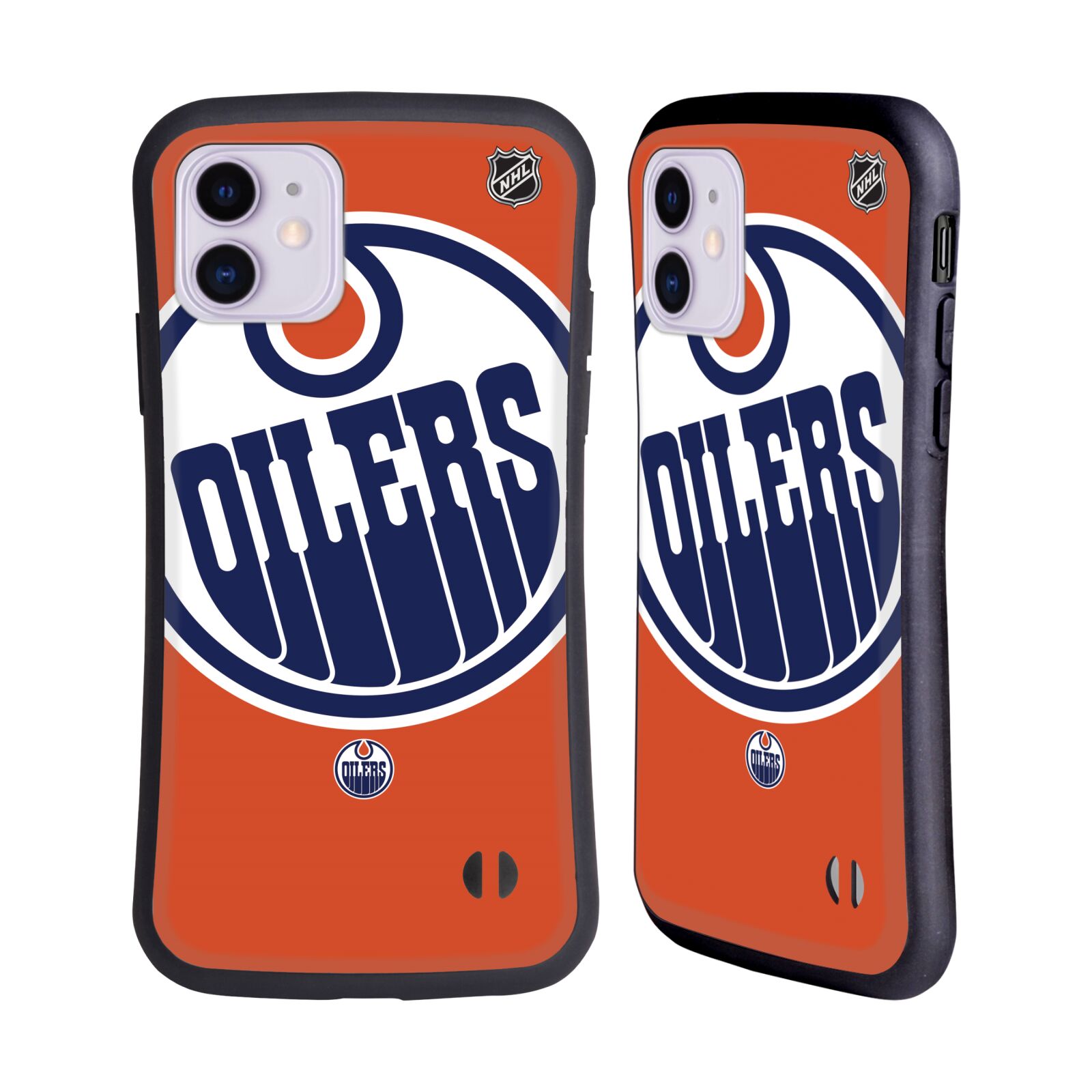 Obal na mobil Apple iPhone 11 - HEAD CASE - NHL - Edmonton Oilers velký znak