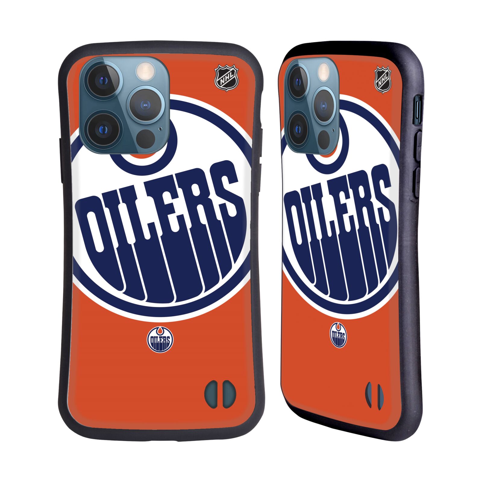 Obal na mobil Apple iPhone 13 PRO - HEAD CASE - NHL - Edmonton Oilers velký znak