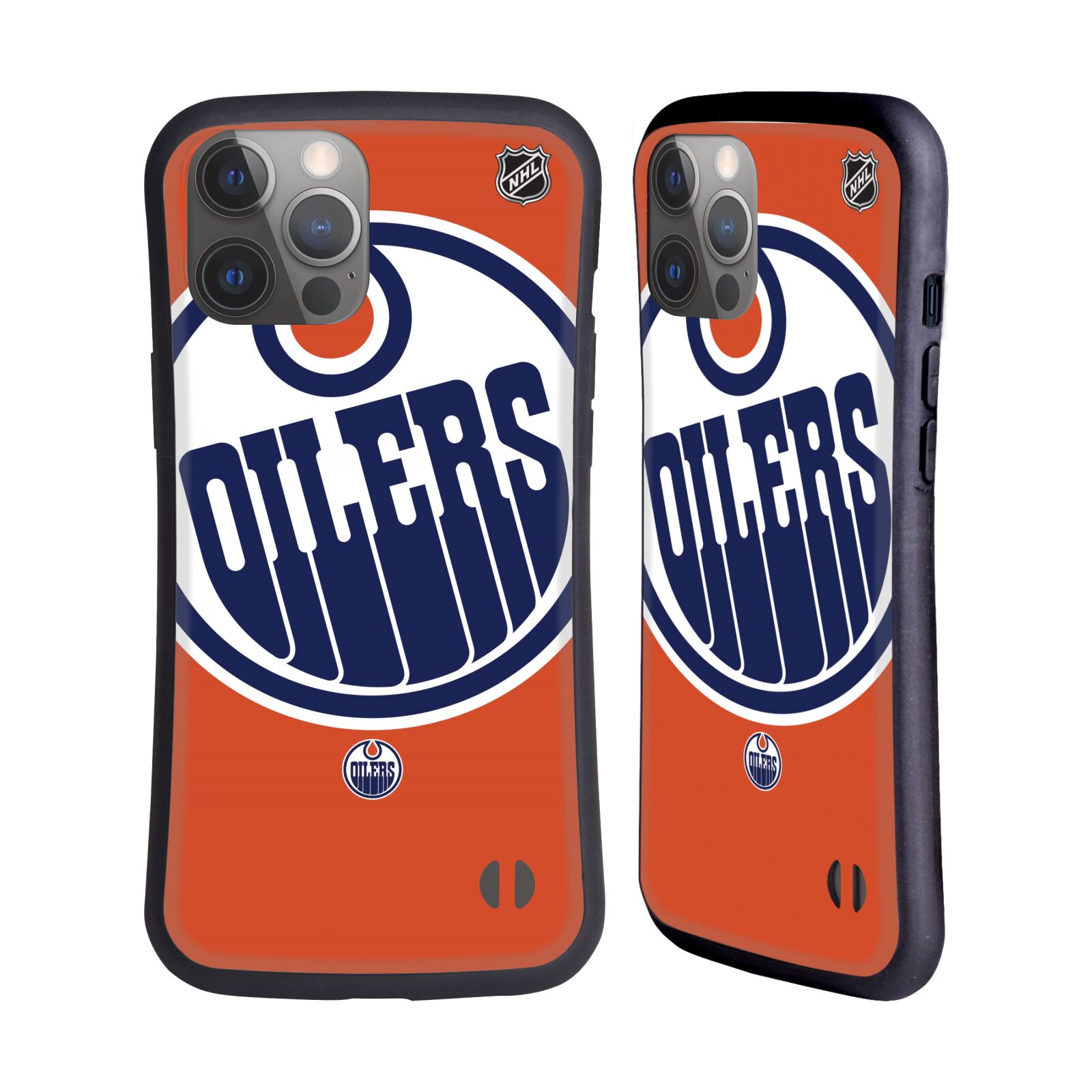Obal na mobil Apple iPhone 14 PRO MAX - HEAD CASE - NHL - Edmonton Oilers velký znak