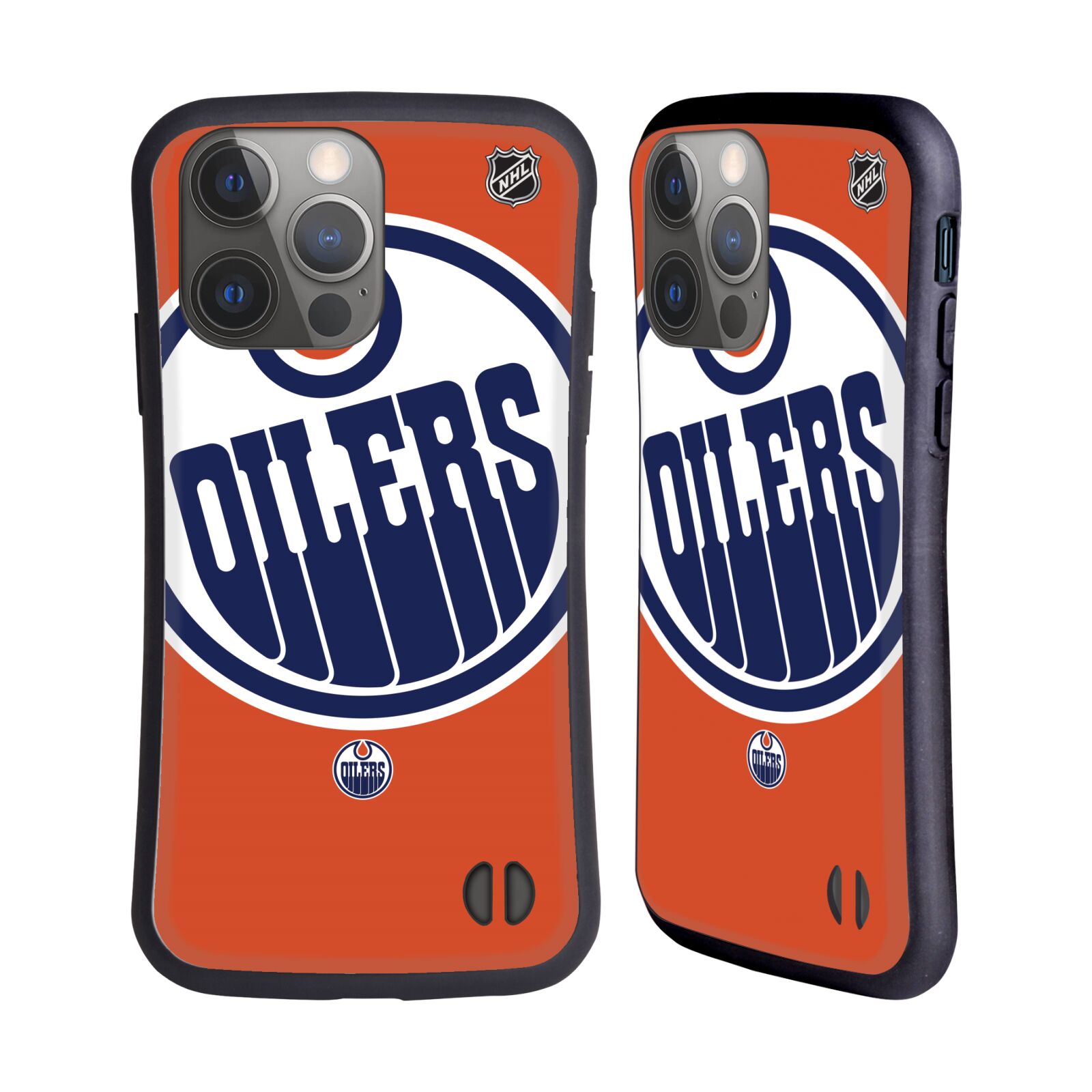 Obal na mobil Apple iPhone 14 PRO - HEAD CASE - NHL - Edmonton Oilers velký znak