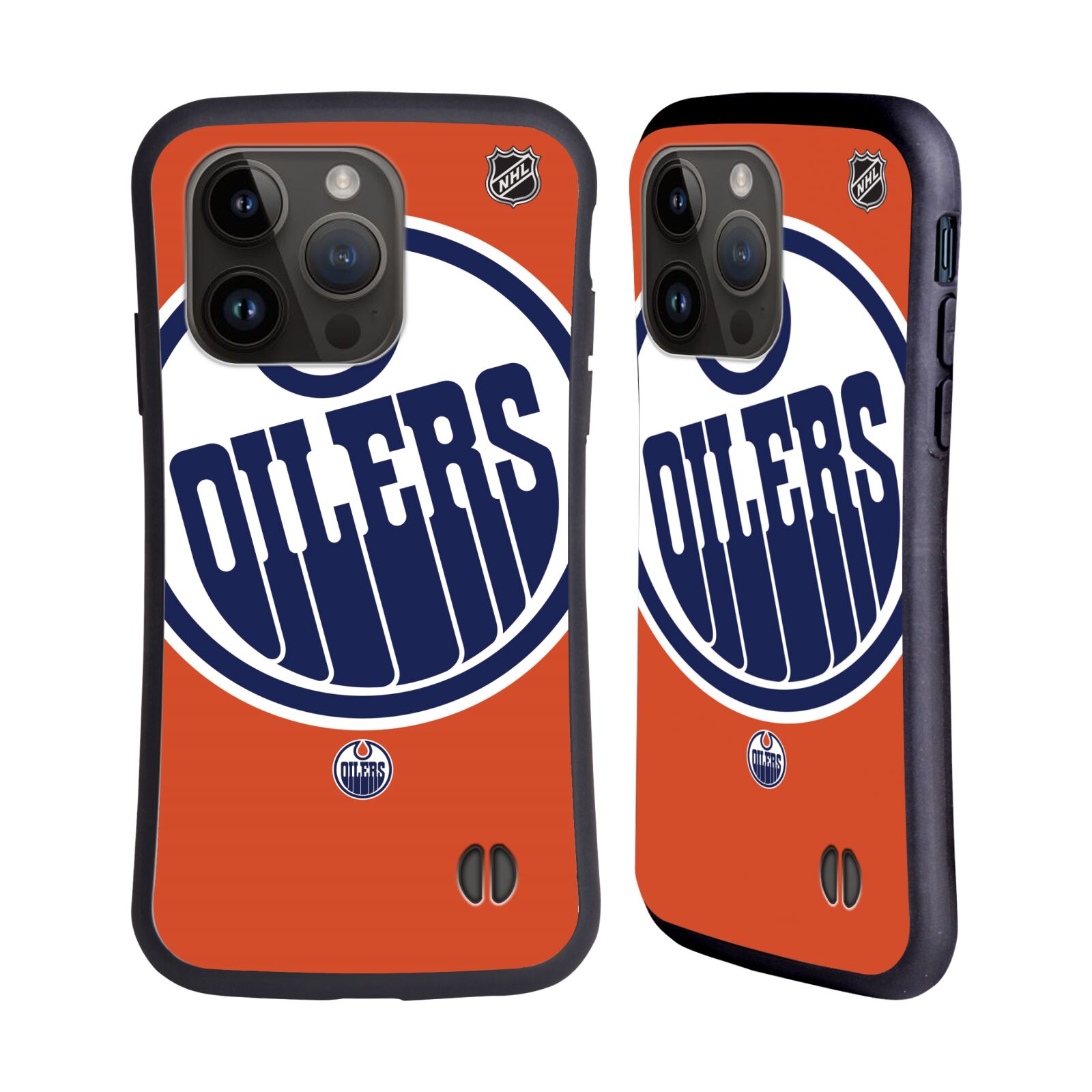Obal na mobil Apple iPhone 15 PRO - HEAD CASE - NHL - Edmonton Oilers velký znak