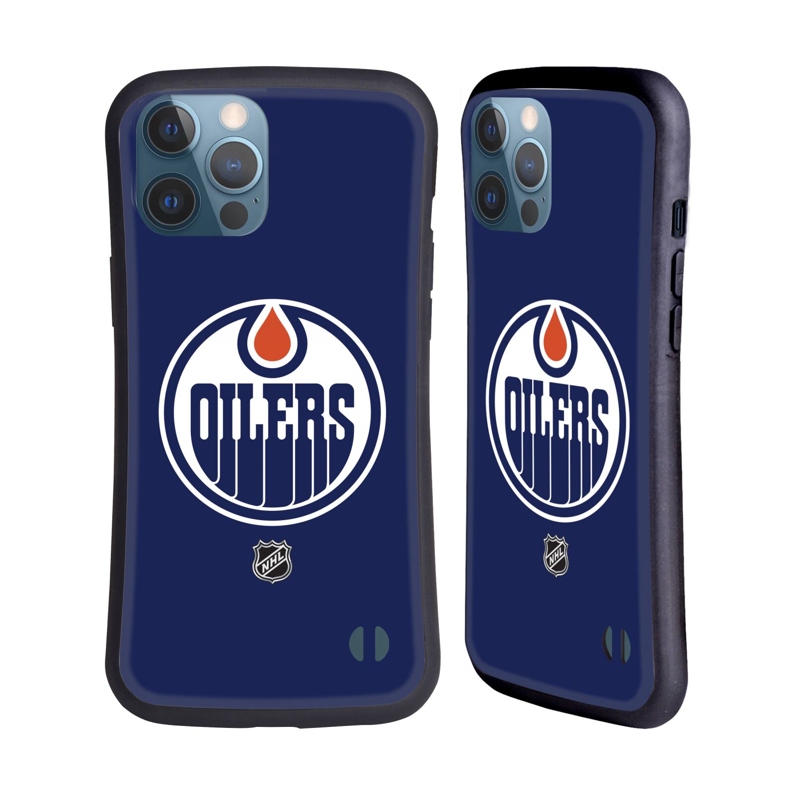 Obal na mobil Apple iPhone 13 PRO MAX - HEAD CASE - NHL - Edmonton Oilers znak modrá