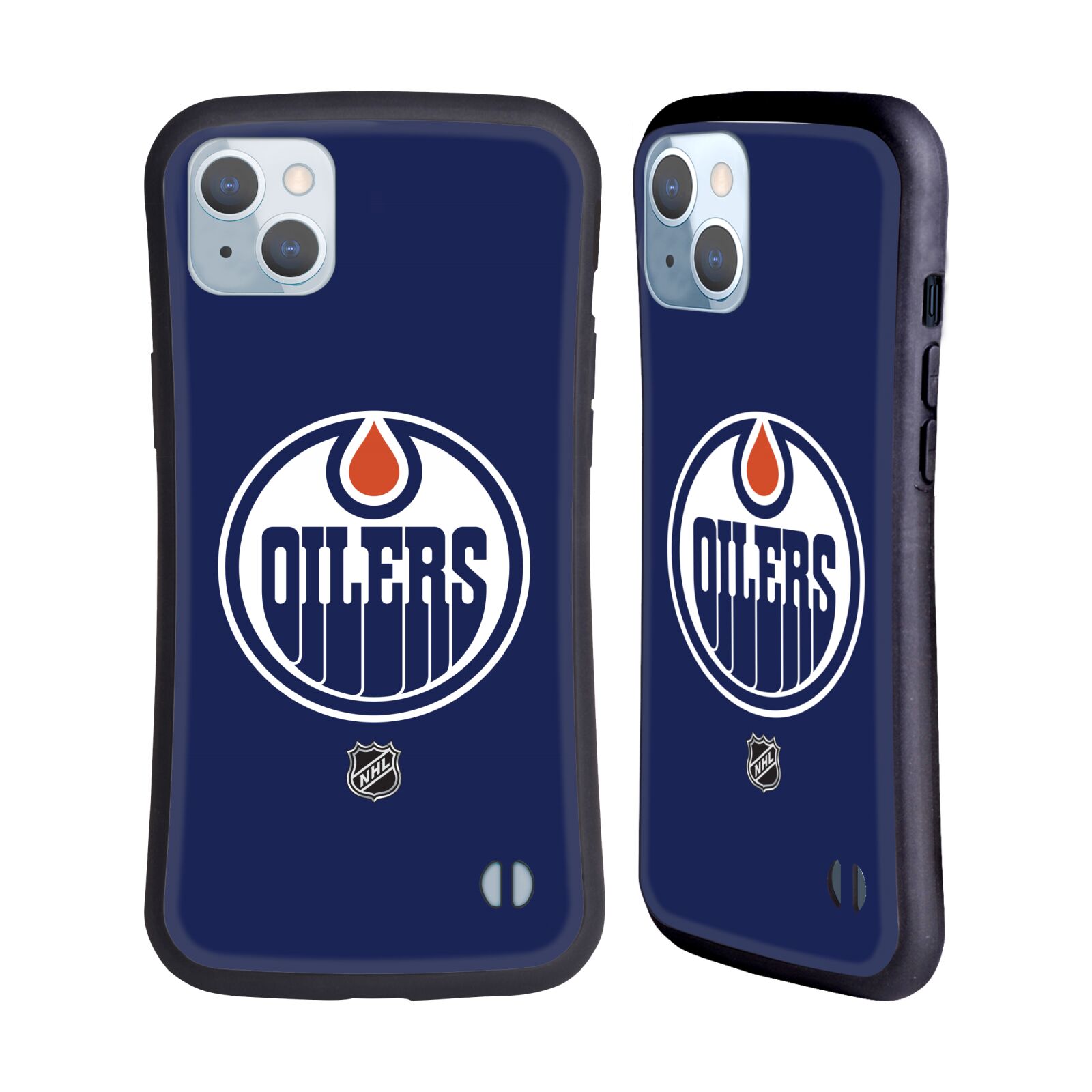 Obal na mobil Apple iPhone 14 PLUS - HEAD CASE - NHL - Edmonton Oilers znak modrá