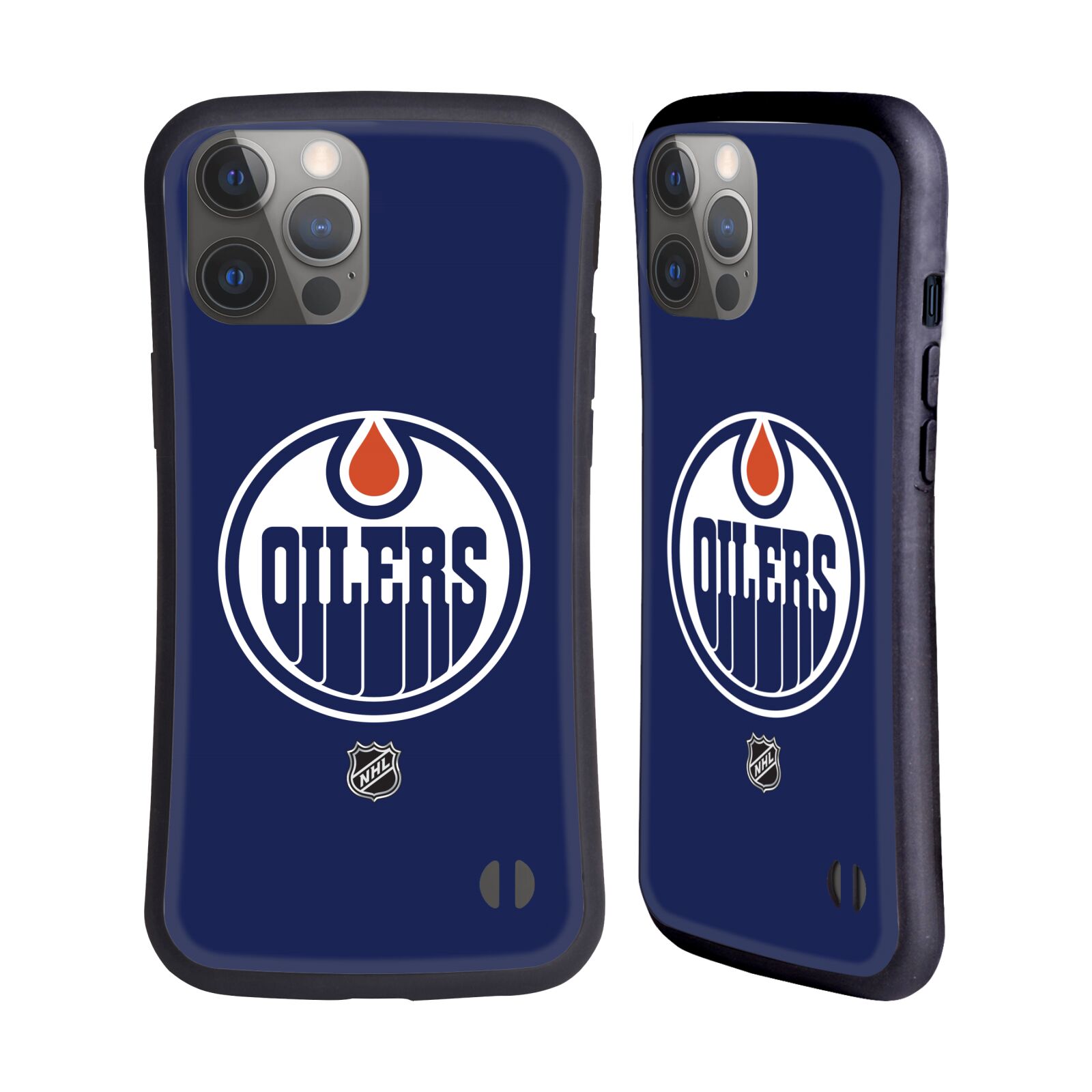 Obal na mobil Apple iPhone 14 PRO MAX - HEAD CASE - NHL - Edmonton Oilers znak modrá