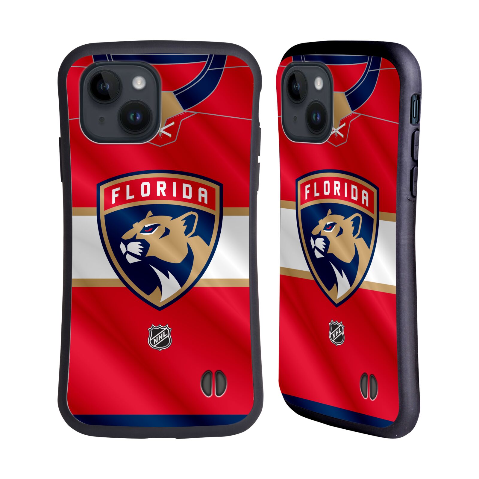 Obal na mobil Apple iPhone 15 - HEAD CASE - NHL - Florida Panthers znak dres