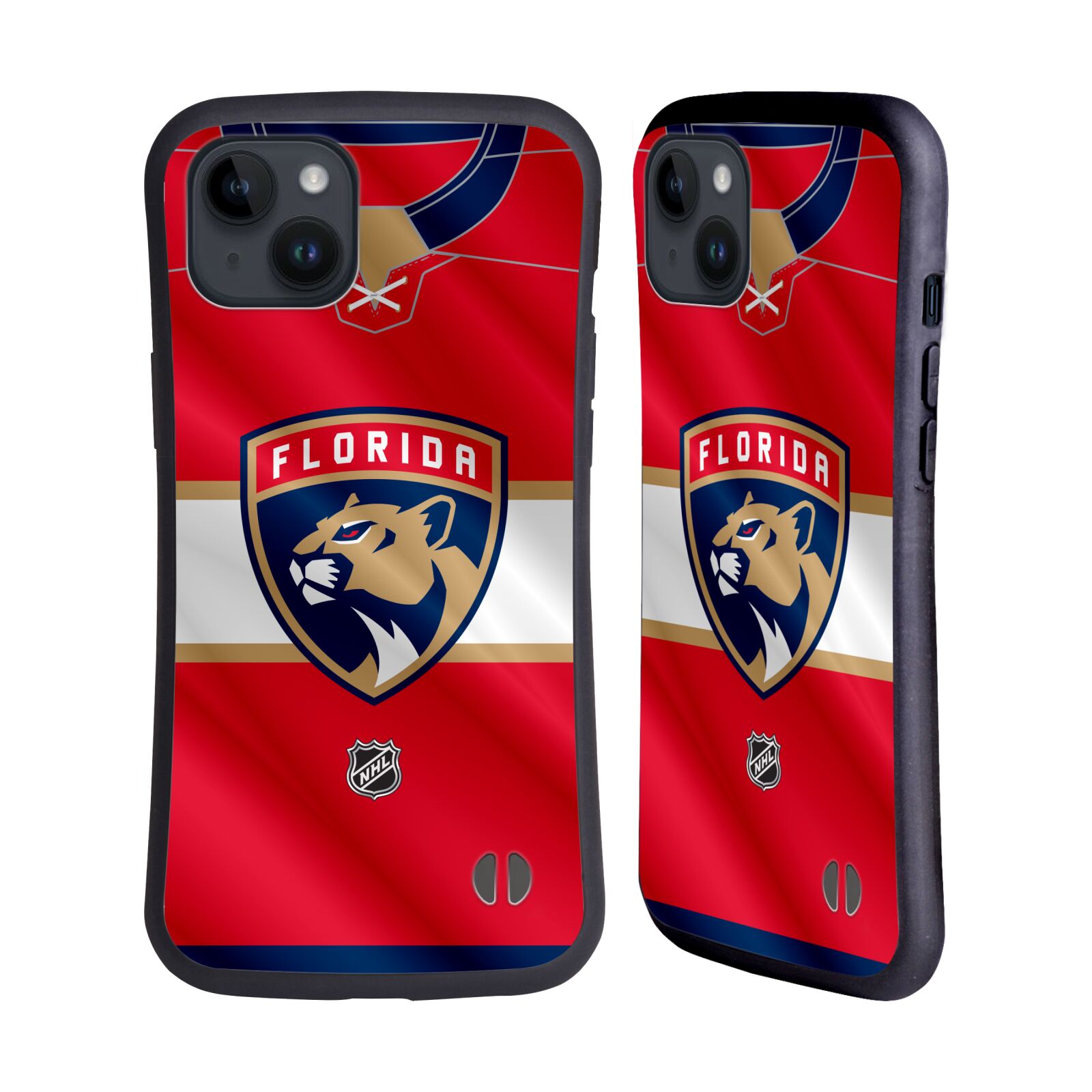 Obal na mobil Apple iPhone 15 PLUS - HEAD CASE - NHL - Florida Panthers znak dres