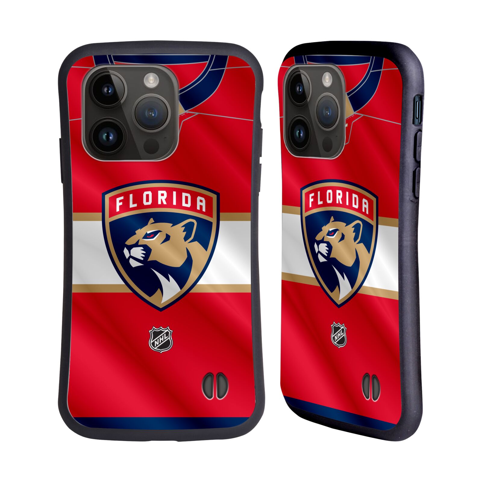 Obal na mobil Apple iPhone 15 PRO - HEAD CASE - NHL - Florida Panthers znak dres