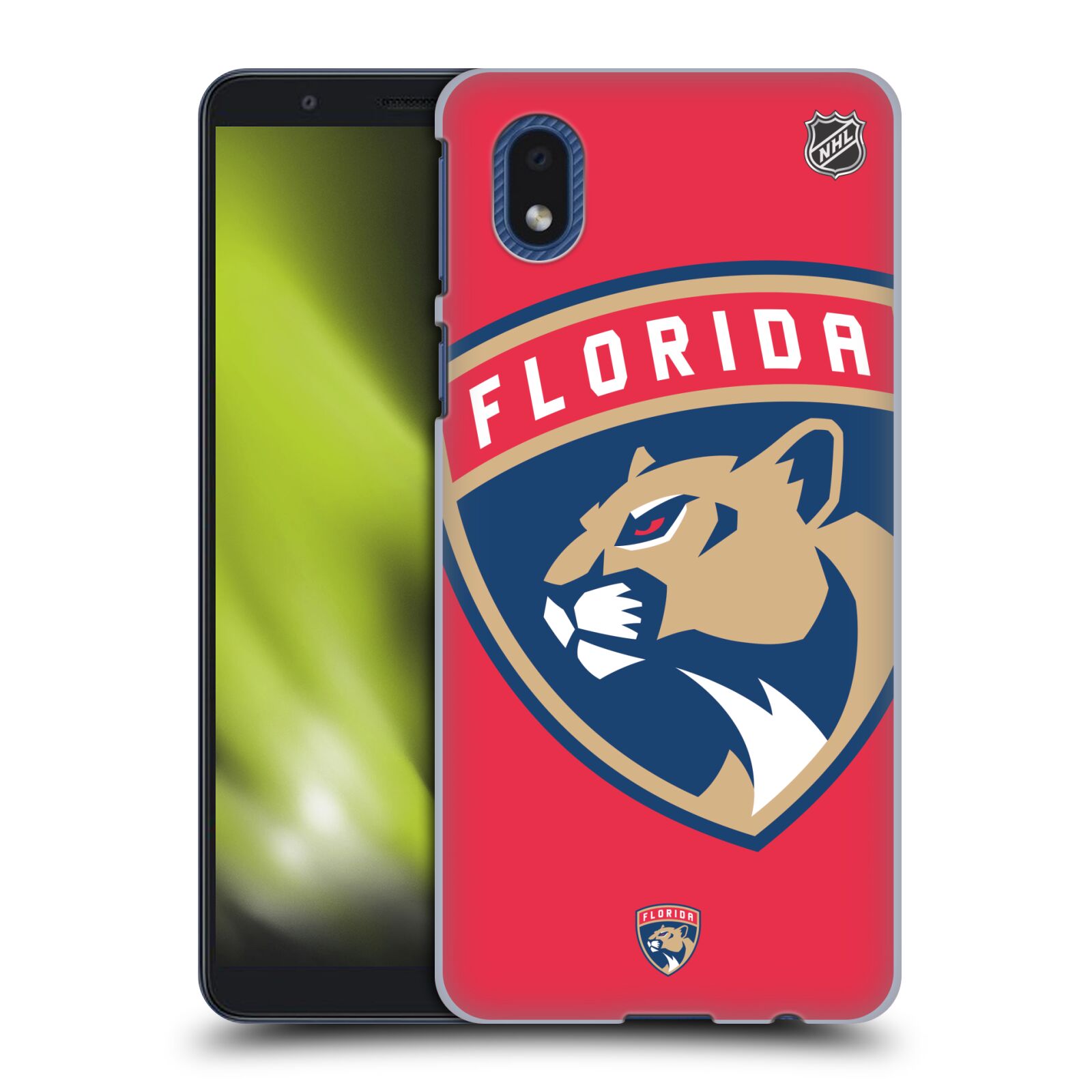 Pouzdro na mobil Samsung Galaxy A01 CORE - HEAD CASE - Hokej NHL - Florida Panthers - Velký znak