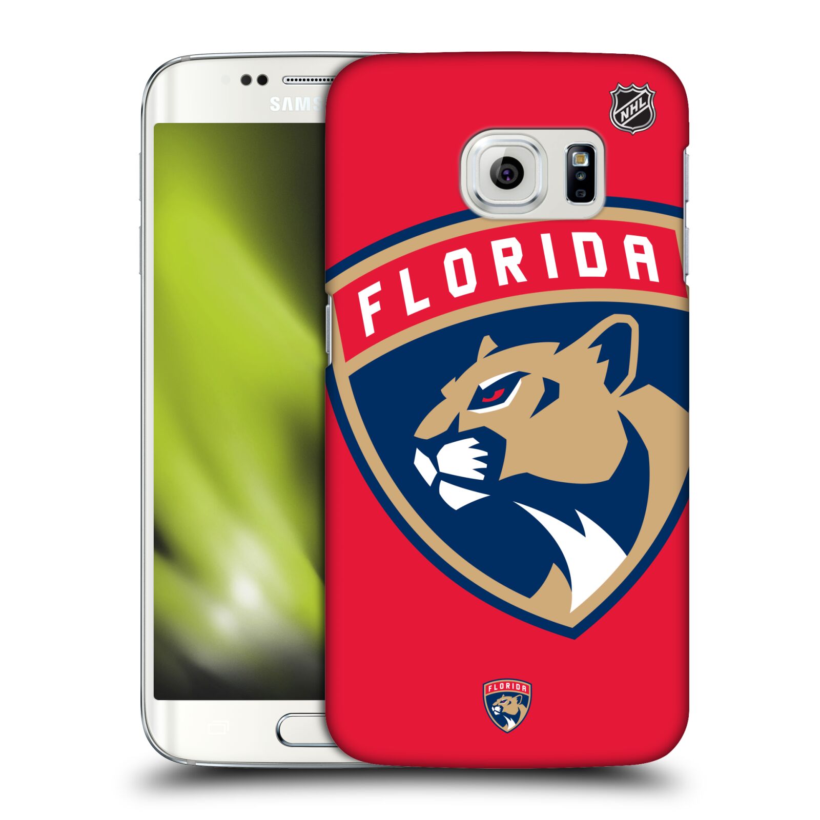 Pouzdro na mobil Samsung Galaxy S6 EDGE - HEAD CASE - Hokej NHL - Florida Panthers - Velký znak