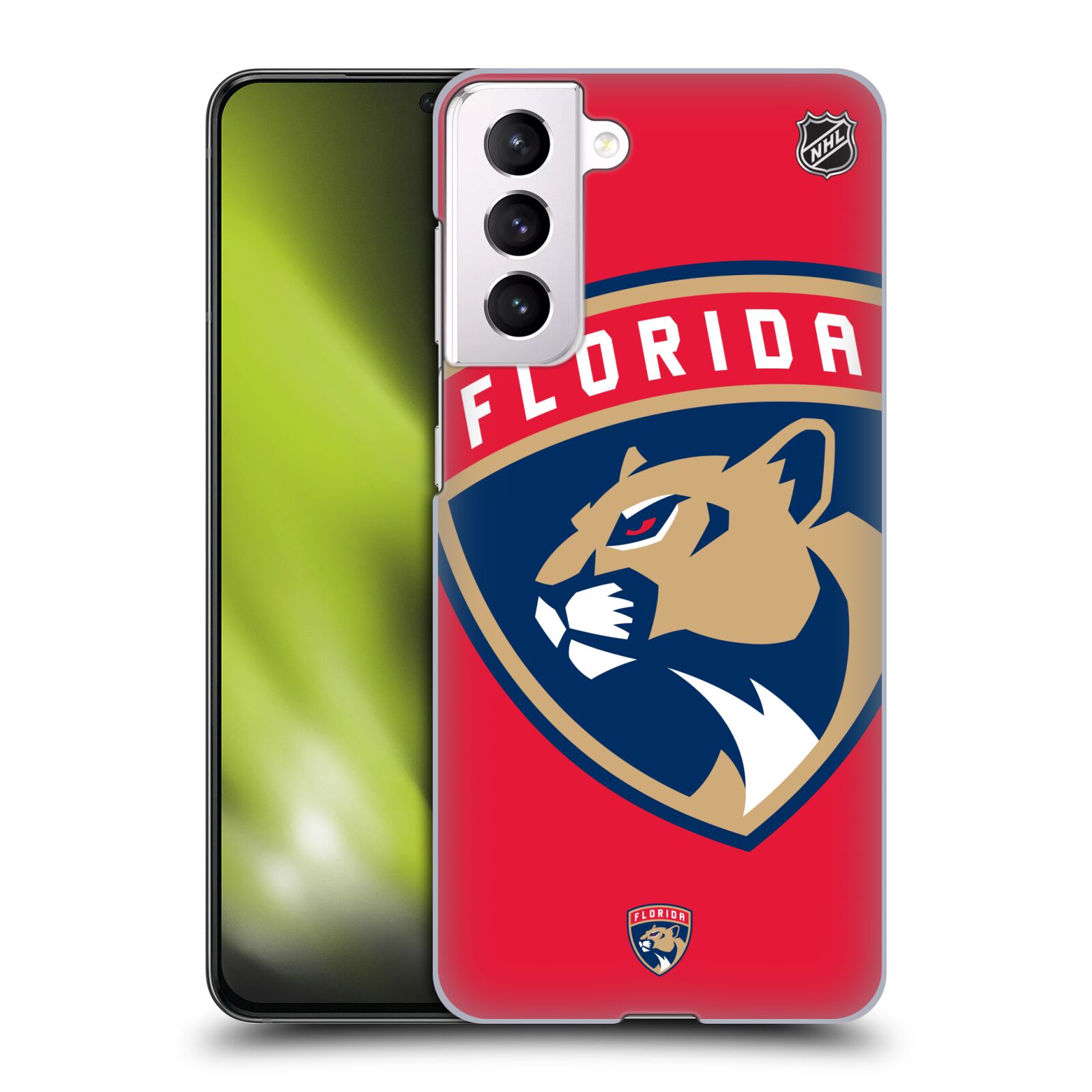 Pouzdro na mobil Samsung Galaxy S21 5G - HEAD CASE - Hokej NHL - Florida Panthers - Velký znak