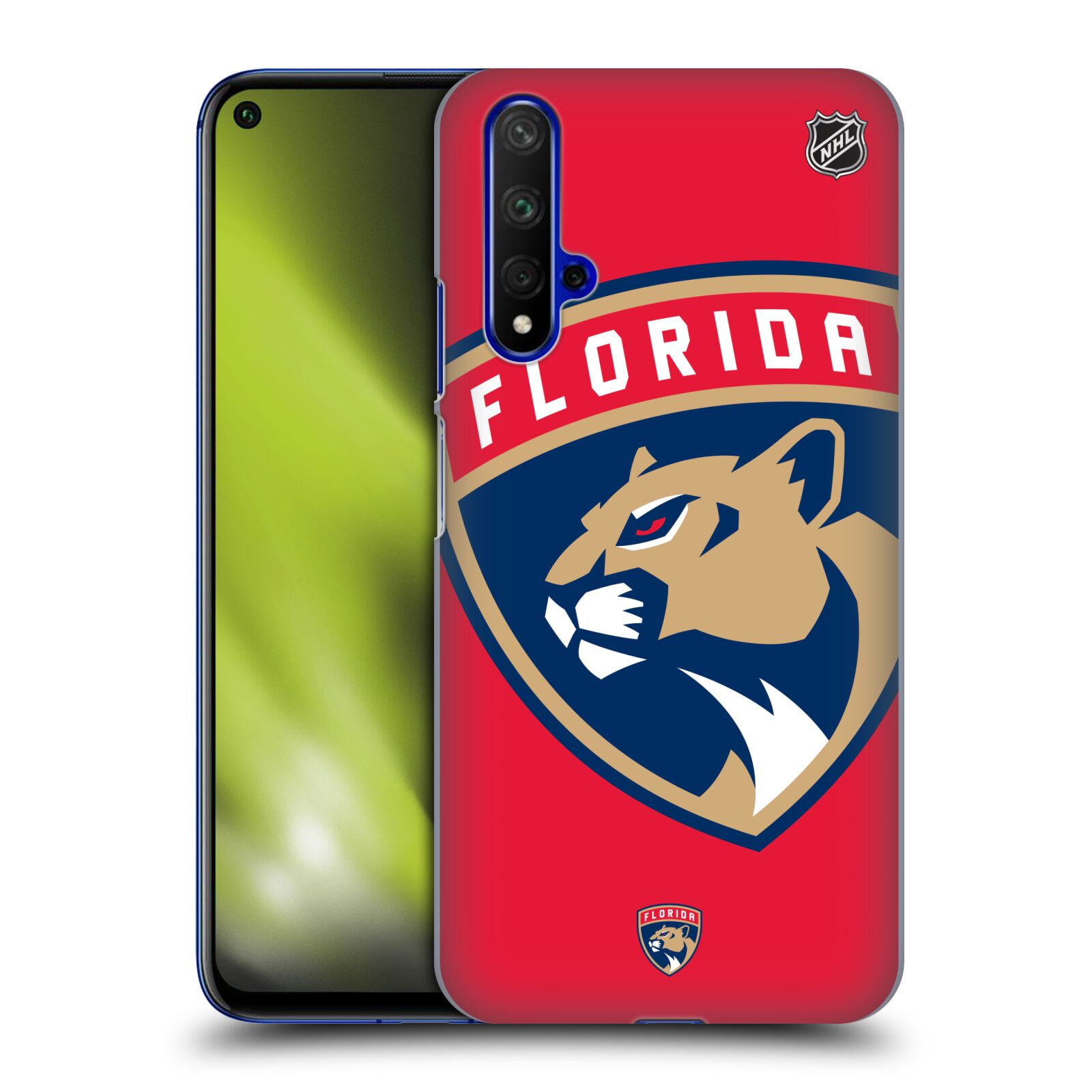 Pouzdro na mobil HONOR 20 - HEAD CASE - Hokej NHL - Florida Panthers - Velký znak