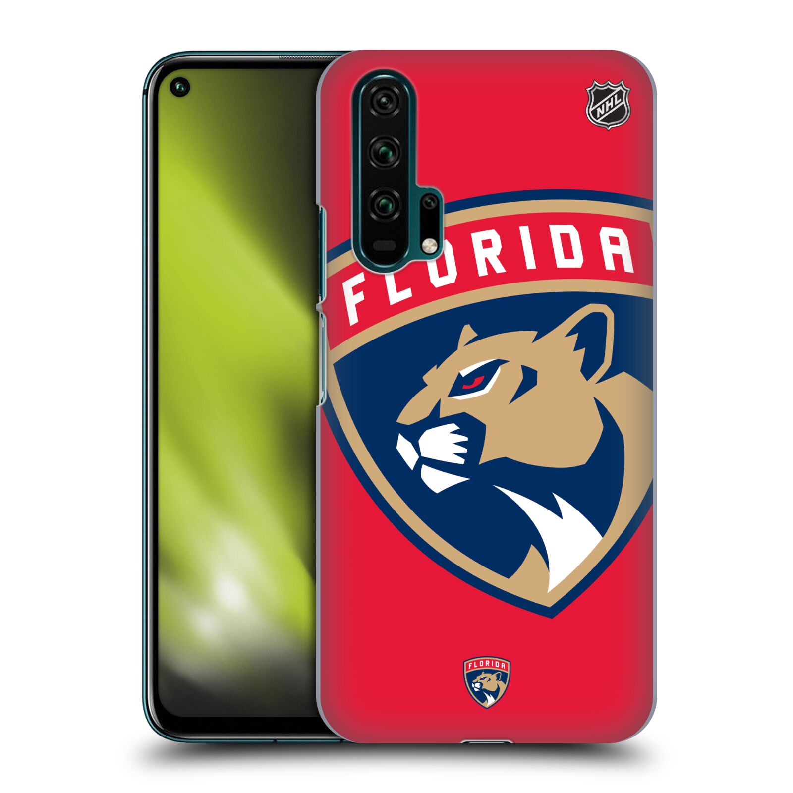 Pouzdro na mobil HONOR 20 PRO - HEAD CASE - Hokej NHL - Florida Panthers - Velký znak