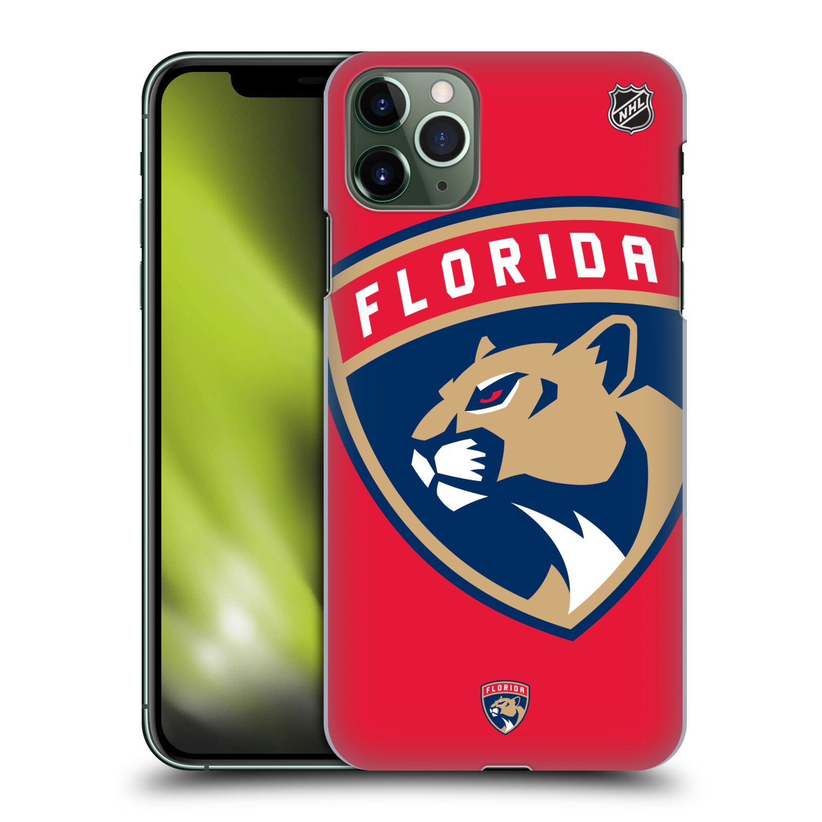 Pouzdro na mobil Apple Iphone 11 PRO MAX - HEAD CASE - Hokej NHL - Florida Panthers - Velký znak