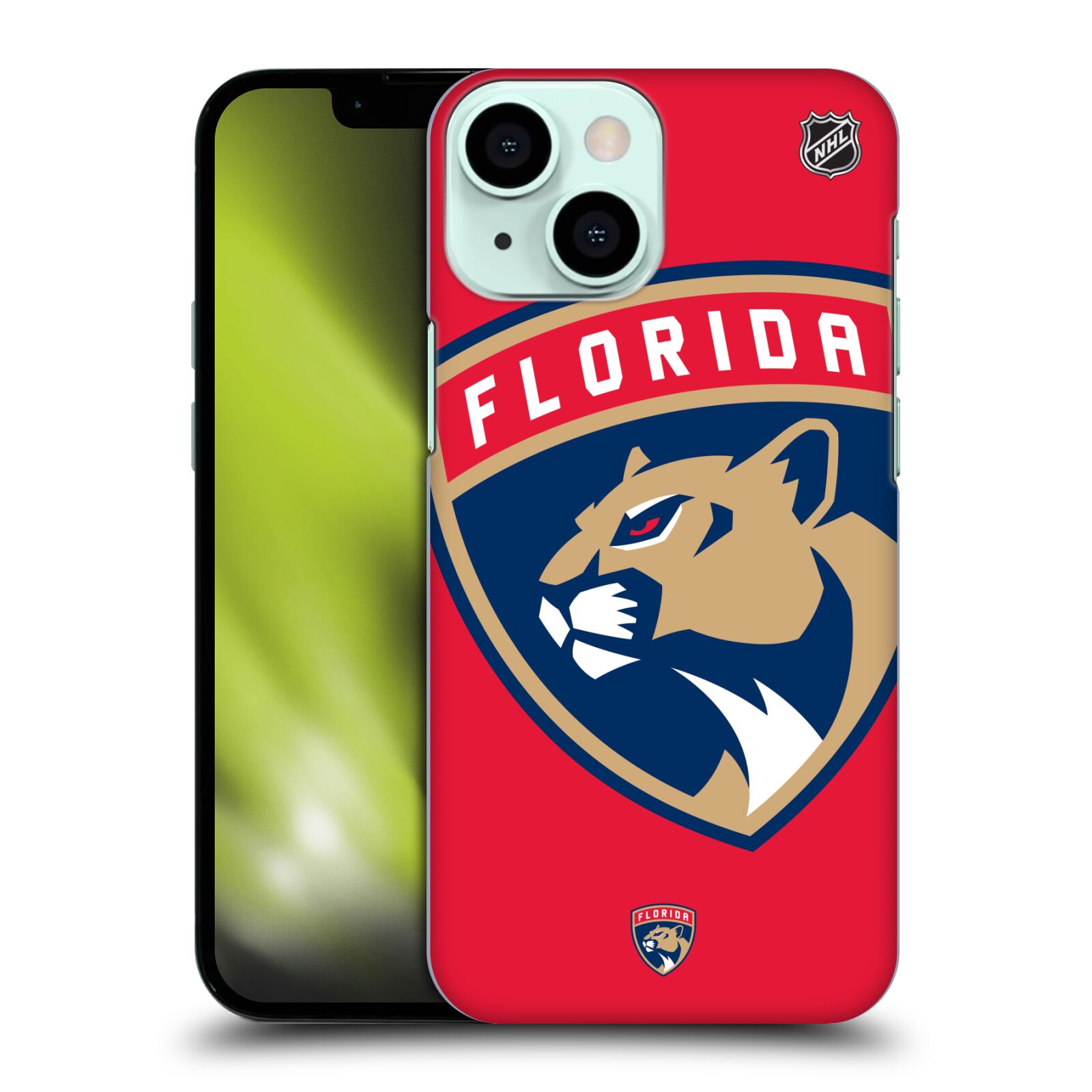 Pouzdro na mobil Apple Iphone 13 MINI - HEAD CASE - Hokej NHL - Florida Panthers - Velký znak