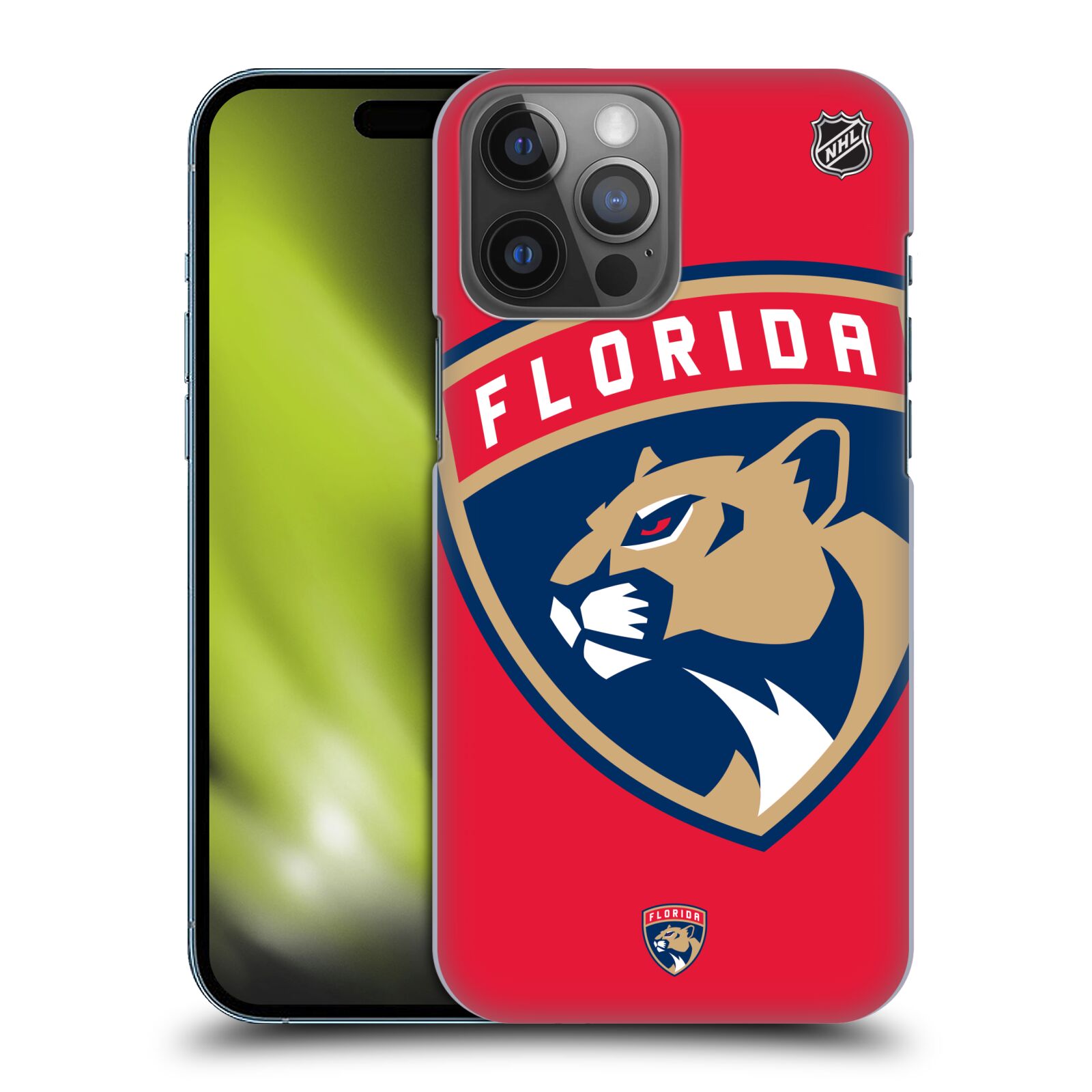 Pouzdro na mobil Apple Iphone 14 PRO MAX - HEAD CASE - Hokej NHL - Florida Panthers - Velký znak