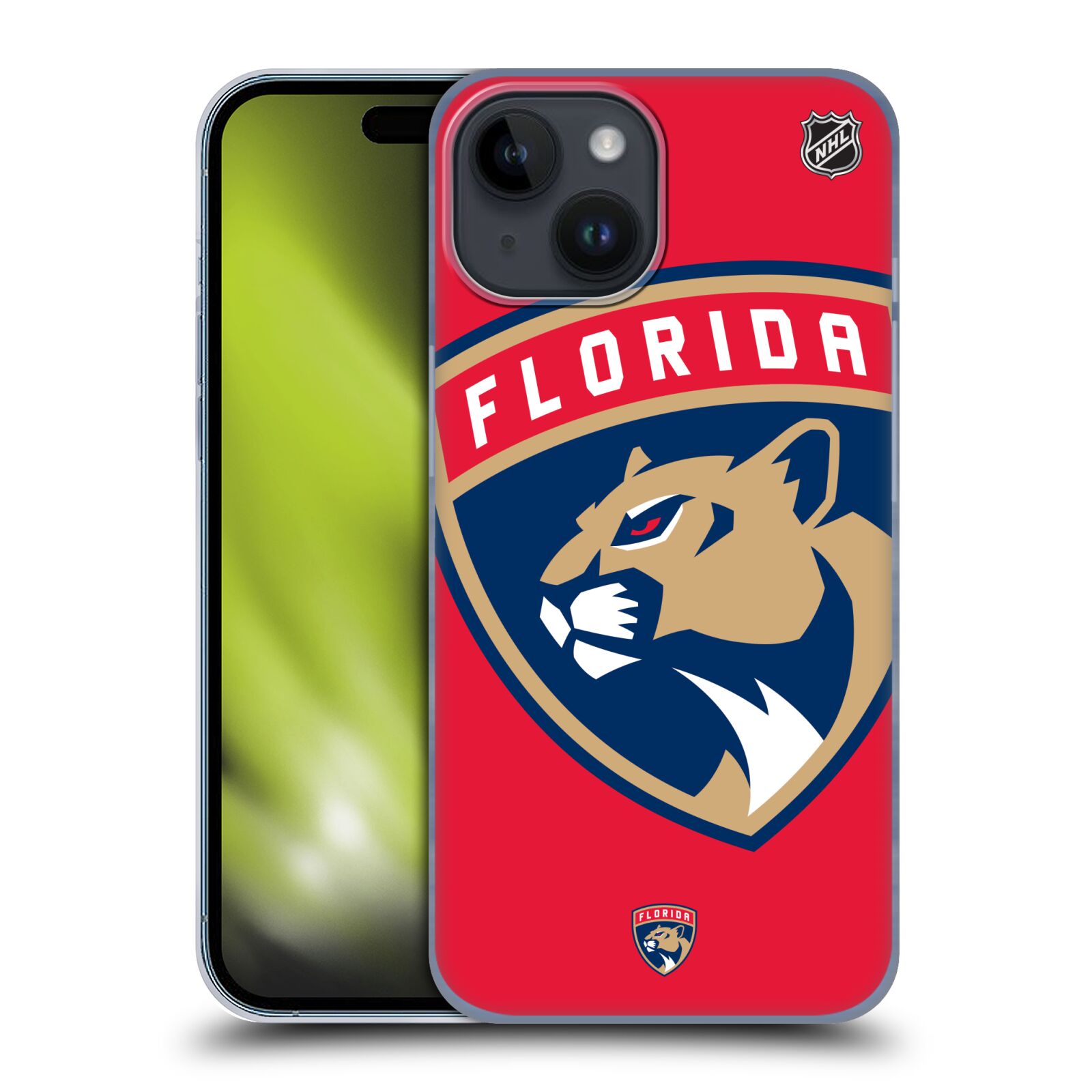 Plastový obal HEAD CASE na mobil Apple Iphone 15  Hokej NHL - Florida Panthers - Velký znak