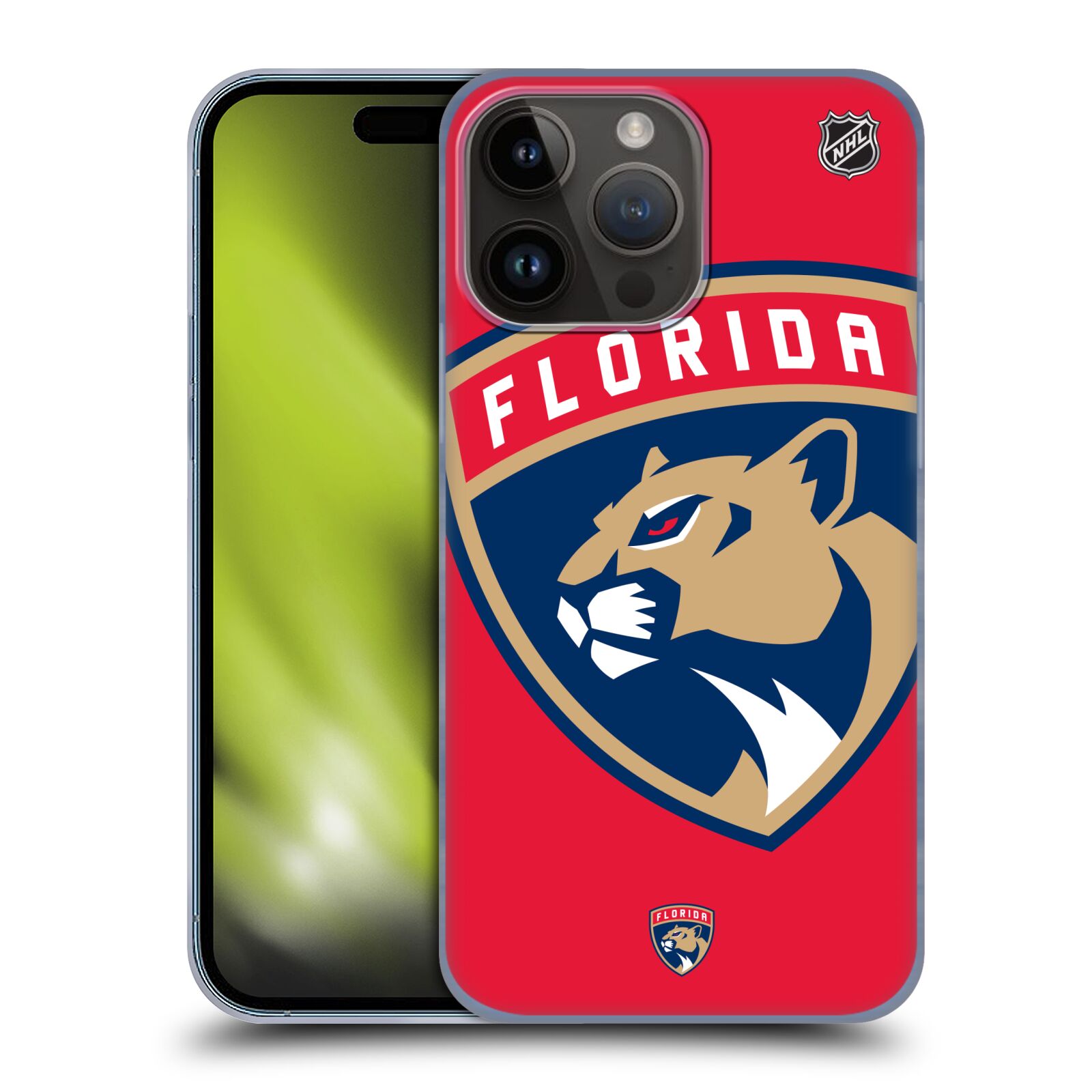 Plastový obal HEAD CASE na mobil Apple Iphone 15 PRO MAX  Hokej NHL - Florida Panthers - Velký znak