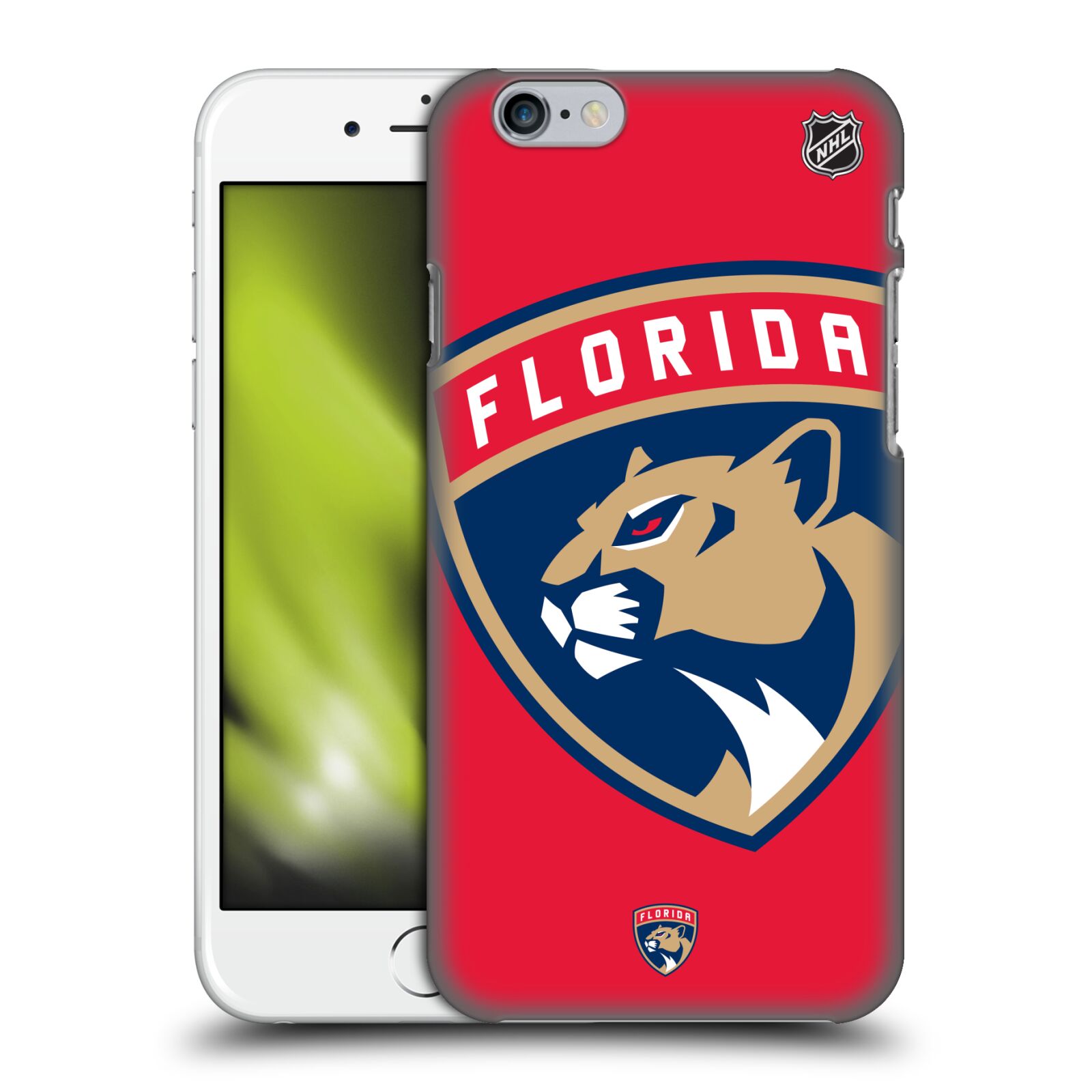 Pouzdro na mobil Apple Iphone 6/6S - HEAD CASE - Hokej NHL - Florida Panthers - Velký znak