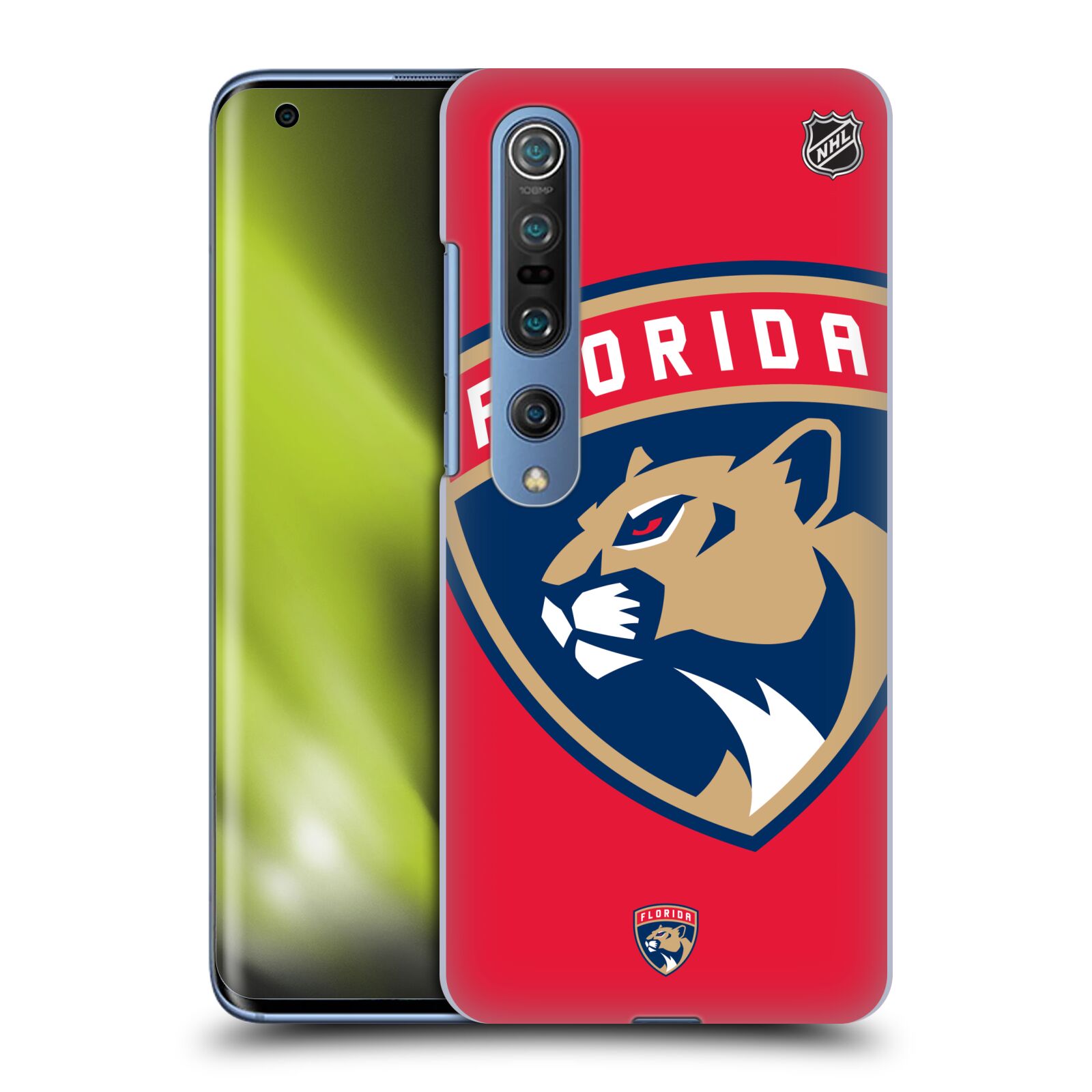 Pouzdro na mobil Xiaomi  Mi 10 5G / Mi 10 5G PRO - HEAD CASE - Hokej NHL - Florida Panthers - Velký znak