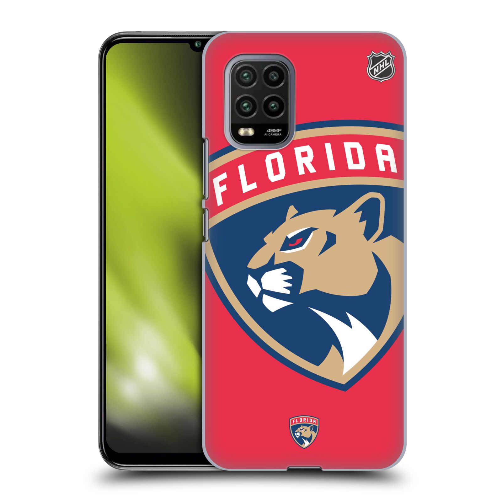 Pouzdro na mobil Xiaomi  Mi 10 LITE / Mi 10 LITE 5G - HEAD CASE - Hokej NHL - Florida Panthers - Velký znak