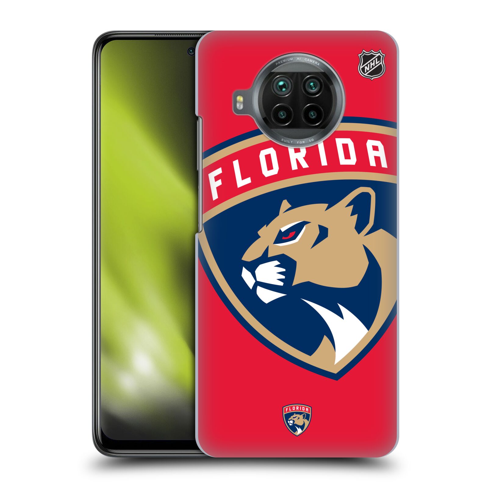 Pouzdro na mobil Xiaomi  Mi 10T LITE 5G - HEAD CASE - Hokej NHL - Florida Panthers - Velký znak