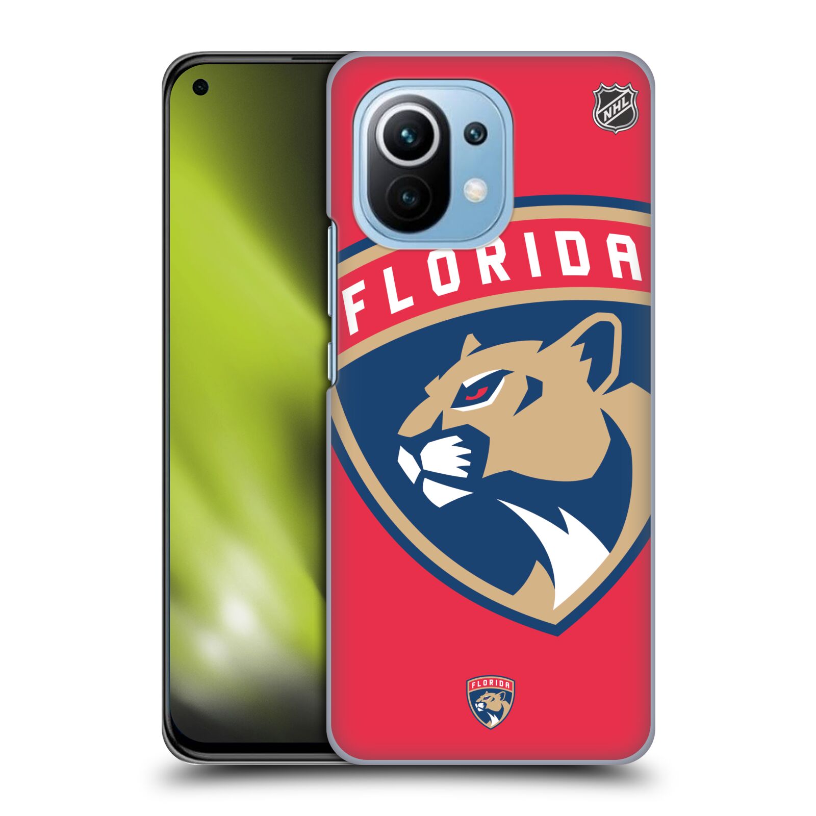 Pouzdro na mobil Xiaomi  Mi 11 - HEAD CASE - Hokej NHL - Florida Panthers - Velký znak