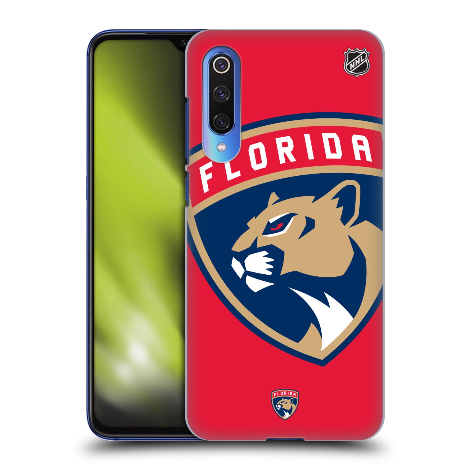 Pouzdro na mobil Xiaomi  Mi 9 SE - HEAD CASE - Hokej NHL - Florida Panthers - Velký znak