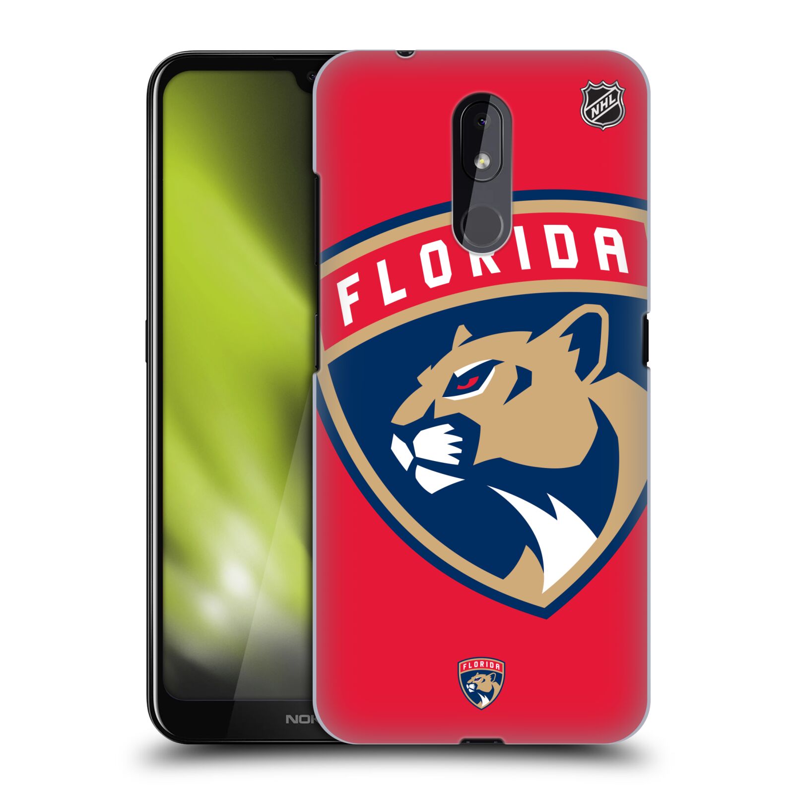 Pouzdro na mobil Nokia 3.2 - HEAD CASE - Hokej NHL - Florida Panthers - Velký znak