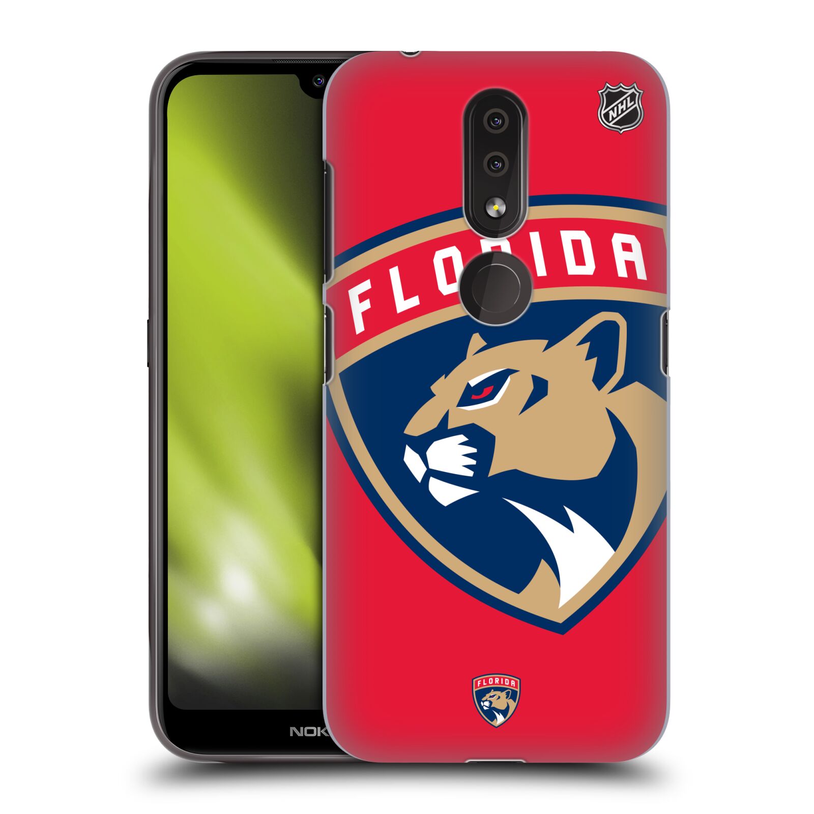 Pouzdro na mobil Nokia 4.2 - HEAD CASE - Hokej NHL - Florida Panthers - Velký znak