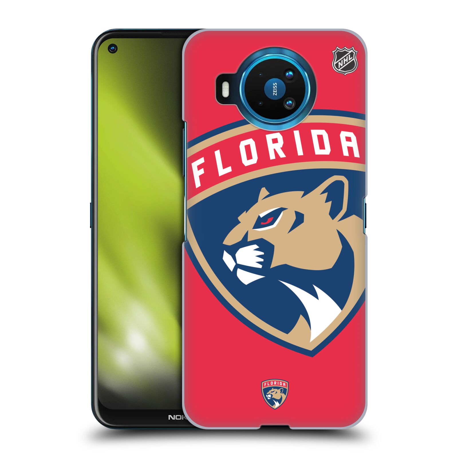 Pouzdro na mobil NOKIA 8.3 - HEAD CASE - Hokej NHL - Florida Panthers - Velký znak