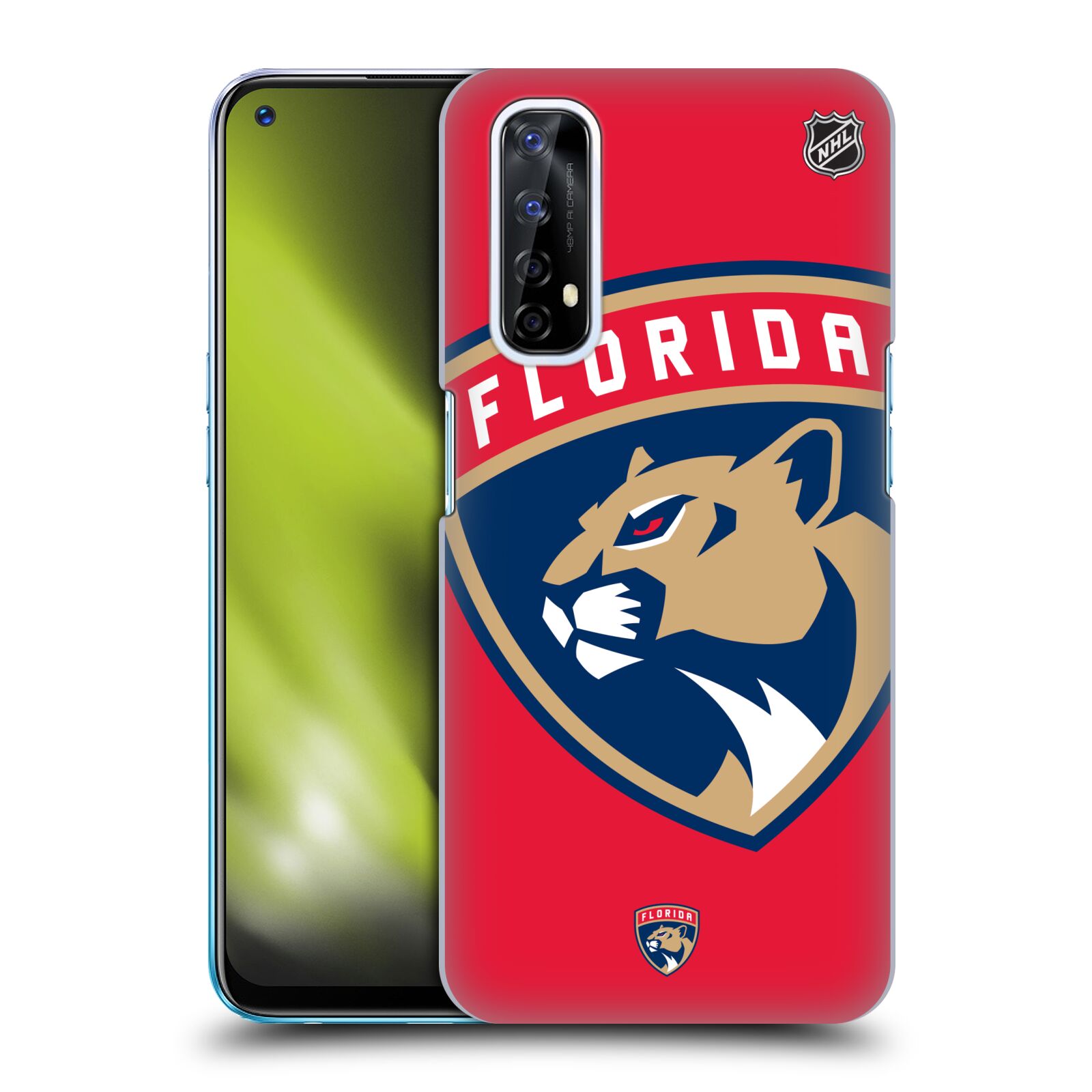 Pouzdro na mobil Realme 7 - HEAD CASE - Hokej NHL - Florida Panthers - Velký znak