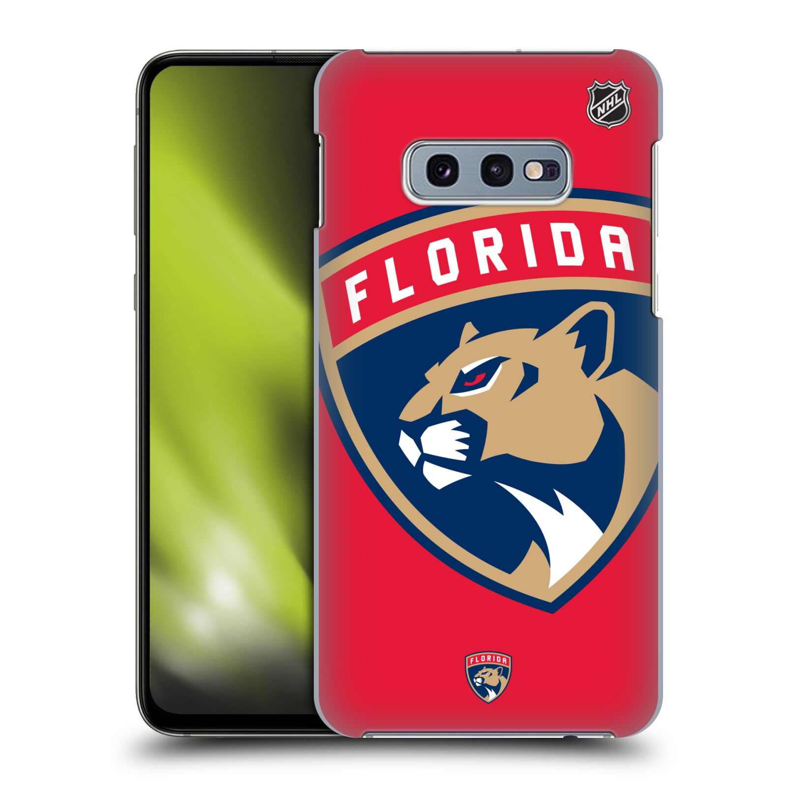 Pouzdro na mobil Samsung Galaxy S10e - HEAD CASE - Hokej NHL - Florida Panthers - Velký znak