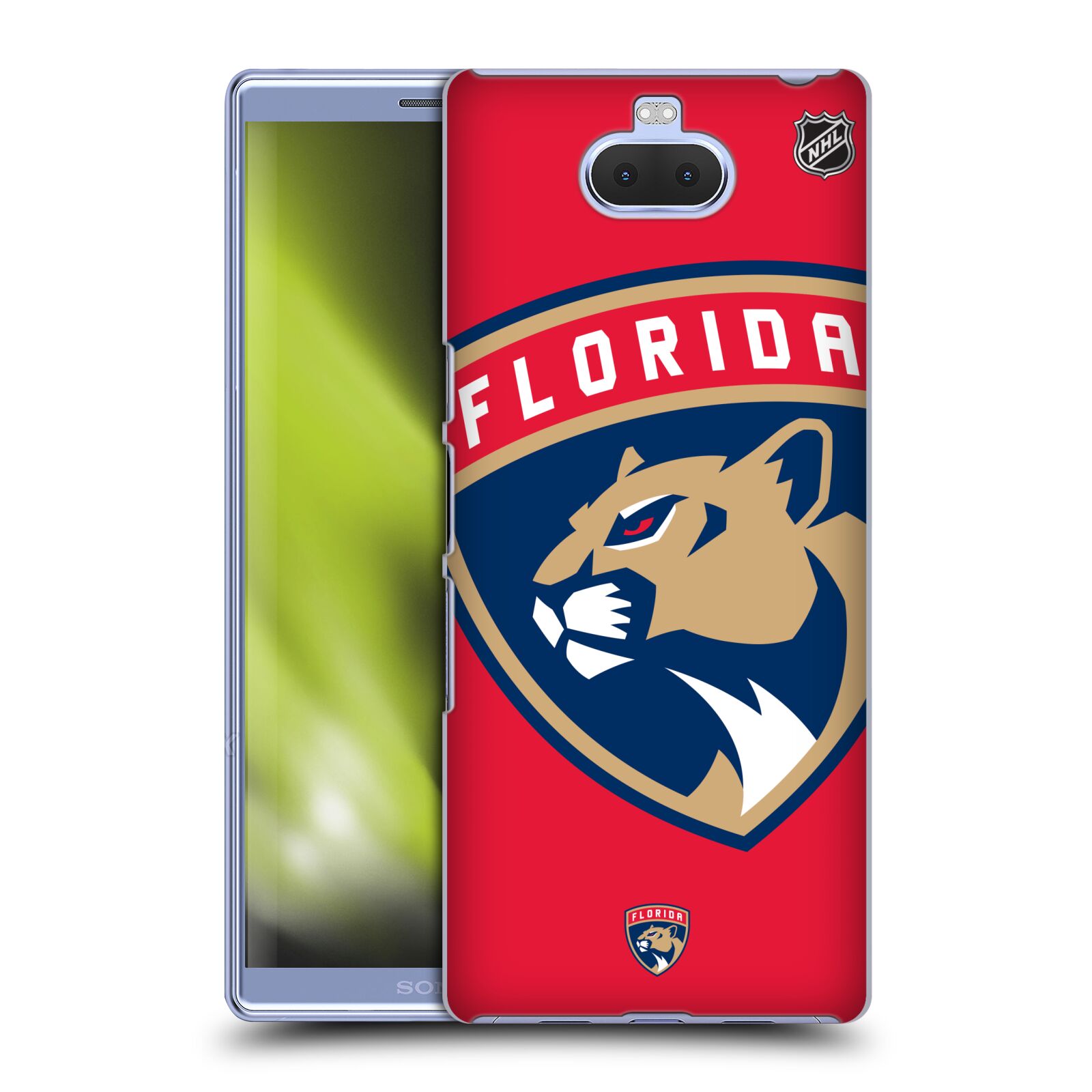 Pouzdro na mobil Sony Xperia 10 Plus - HEAD CASE - Hokej NHL - Florida Panthers - Velký znak