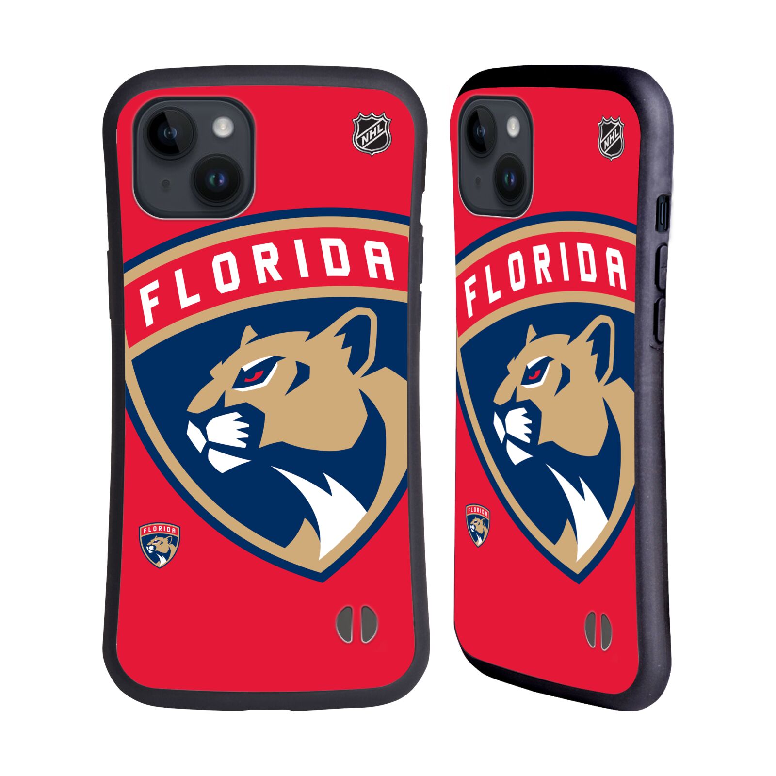 Obal na mobil Apple iPhone 15 PLUS - HEAD CASE - NHL - Florida Panthers velký znak