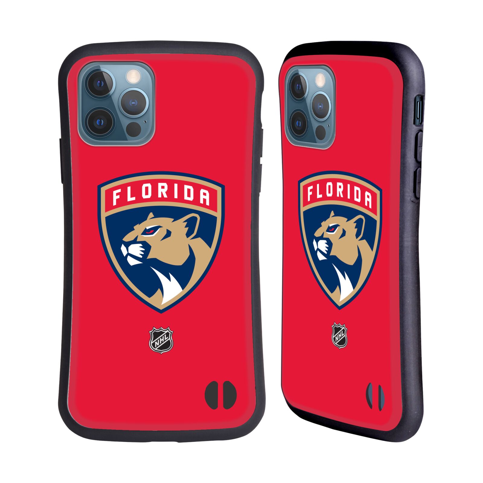 Obal na mobil Apple iPhone 12 / 12 PRO - HEAD CASE - NHL - Florida Panthers znak