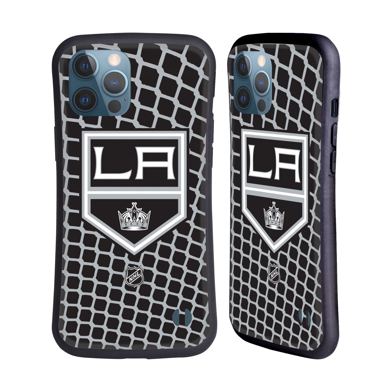 Obal na mobil Apple iPhone 12 PRO MAX - HEAD CASE - NHL - Los Angeles Kings - znak v síti