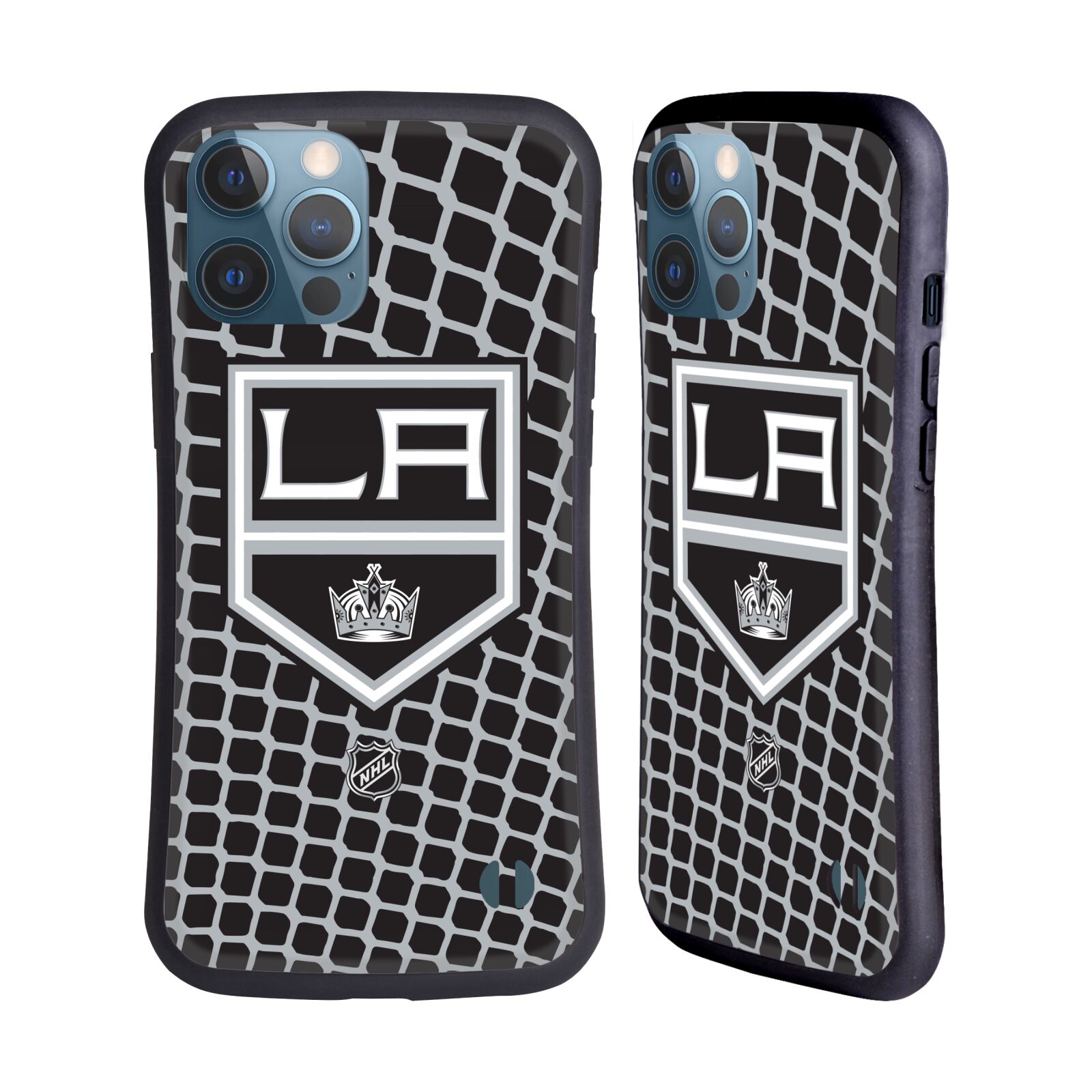 Obal na mobil Apple iPhone 13 PRO MAX - HEAD CASE - NHL - Los Angeles Kings - znak v síti