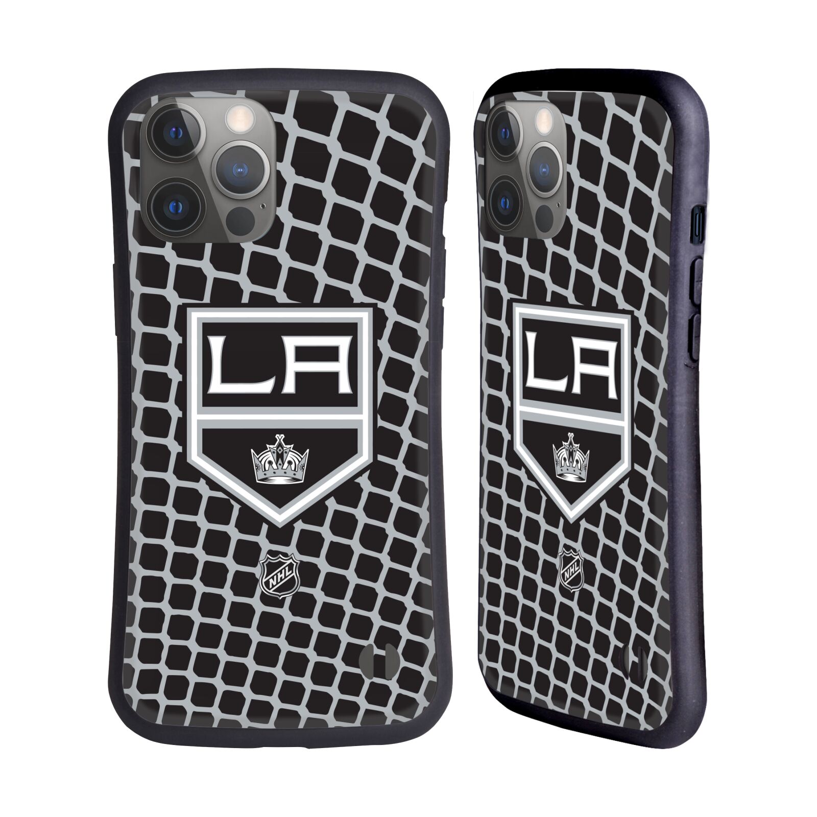 Obal na mobil Apple iPhone 14 PRO MAX - HEAD CASE - NHL - Los Angeles Kings - znak v síti