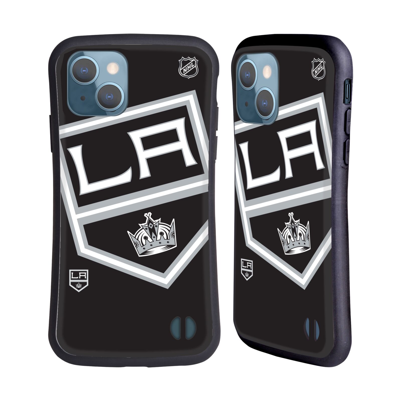 Obal na mobil Apple iPhone 13 - HEAD CASE - NHL - Los Angeles Kings - velký znak