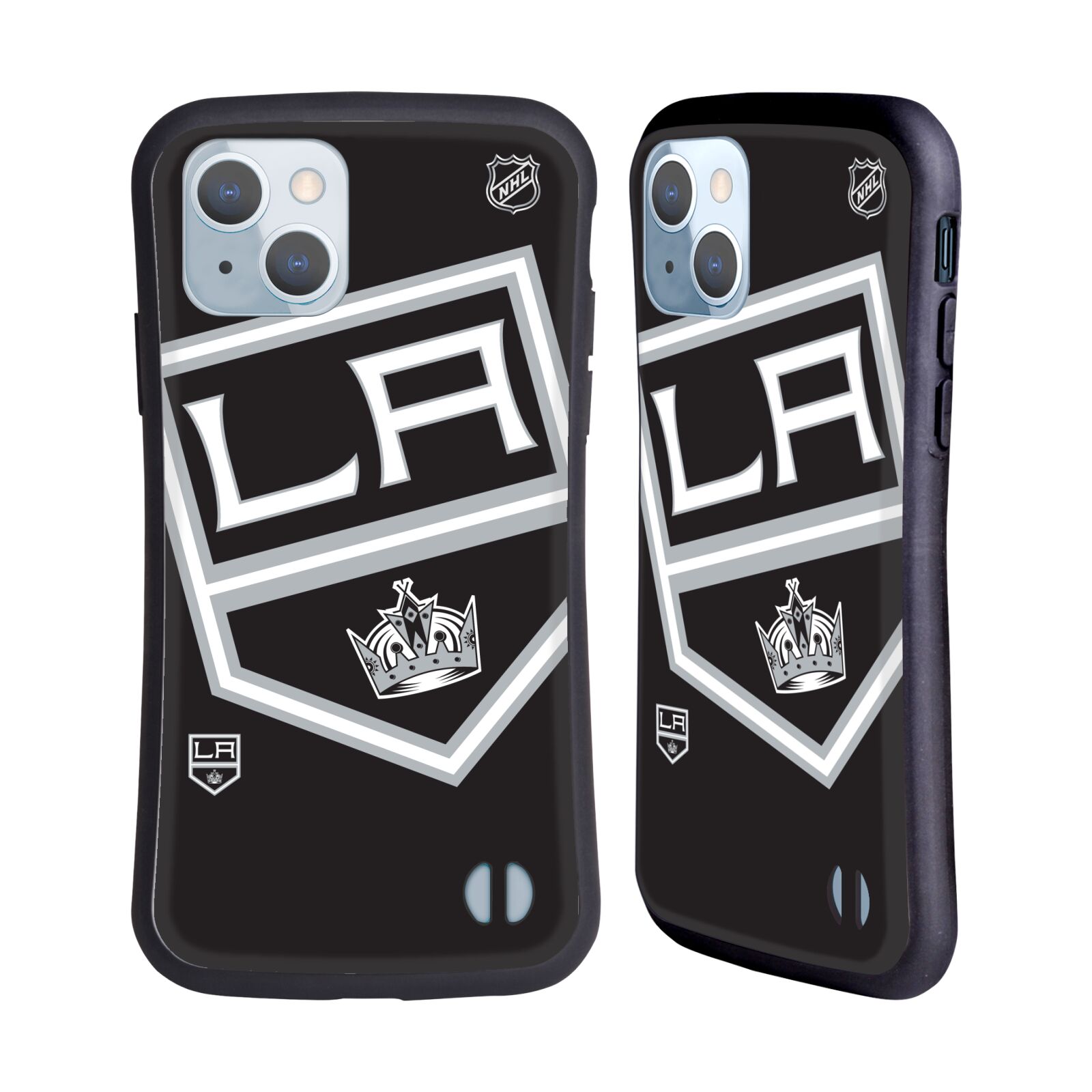 Obal na mobil Apple iPhone 14 - HEAD CASE - NHL - Los Angeles Kings - velký znak