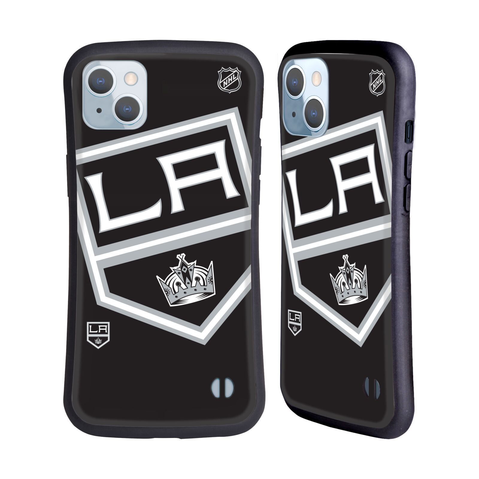 Obal na mobil Apple iPhone 14 PLUS - HEAD CASE - NHL - Los Angeles Kings - velký znak
