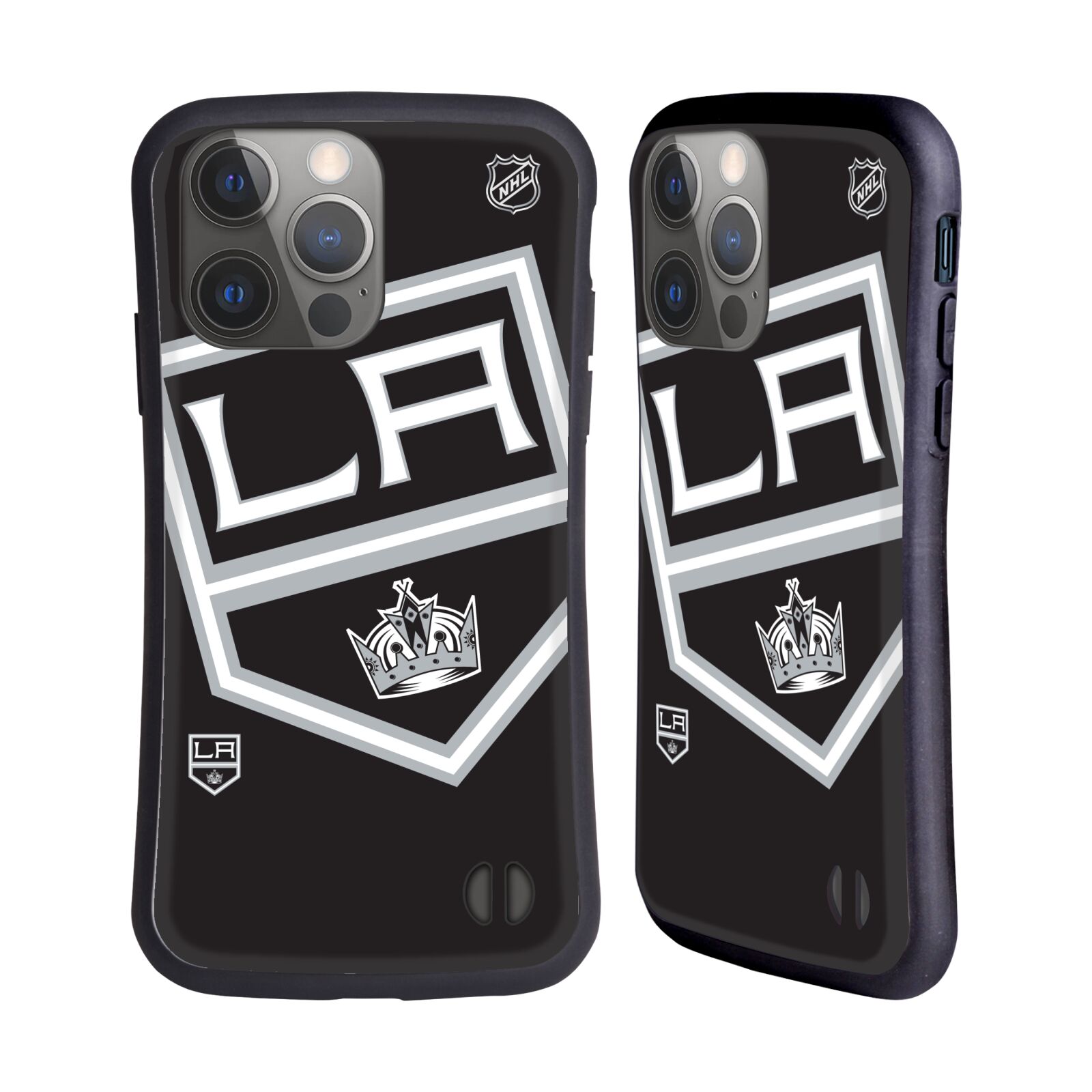 Obal na mobil Apple iPhone 14 PRO - HEAD CASE - NHL - Los Angeles Kings - velký znak
