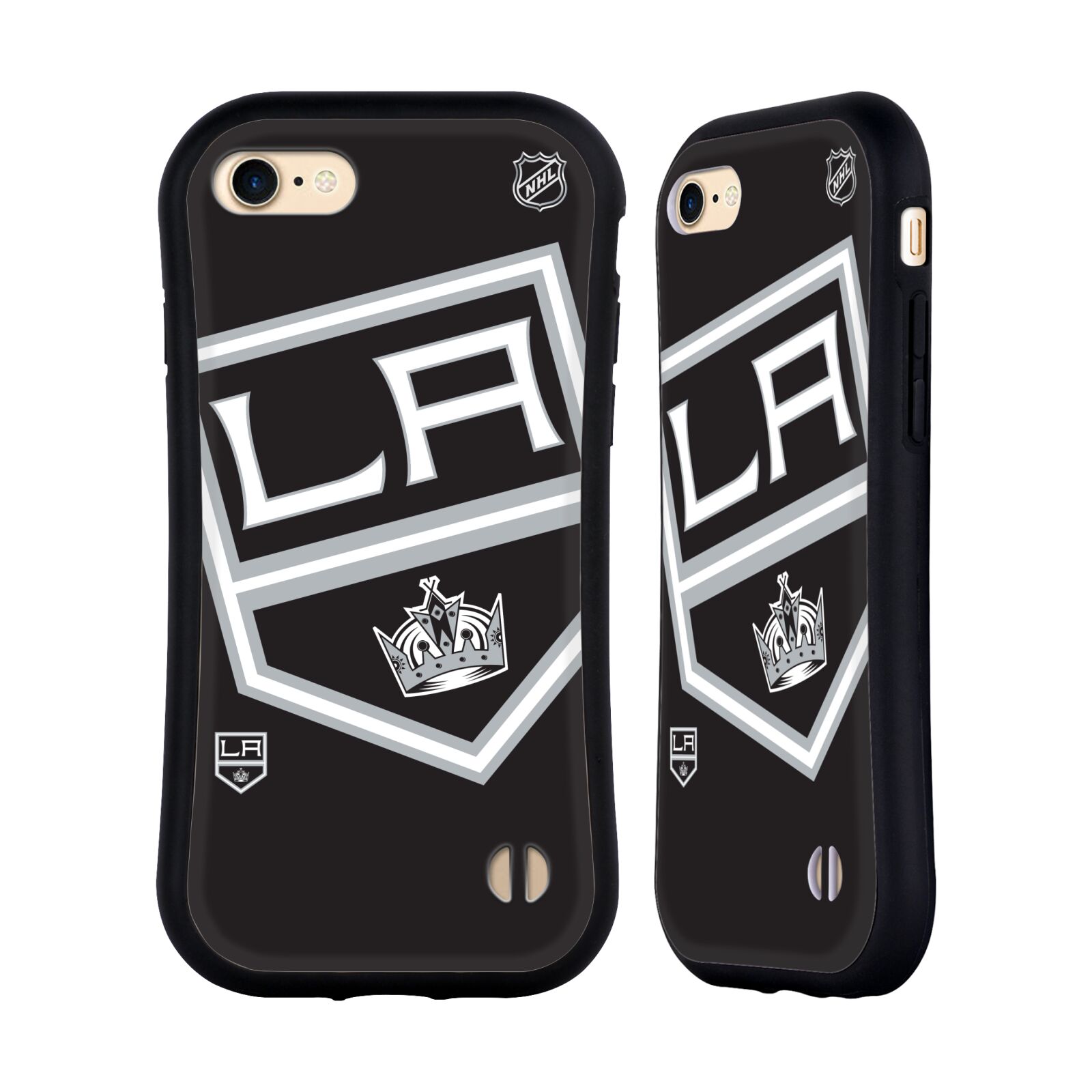 Obal na mobil Apple iPhone 7/8, SE 2020 - HEAD CASE - NHL - Los Angeles Kings - velký znak