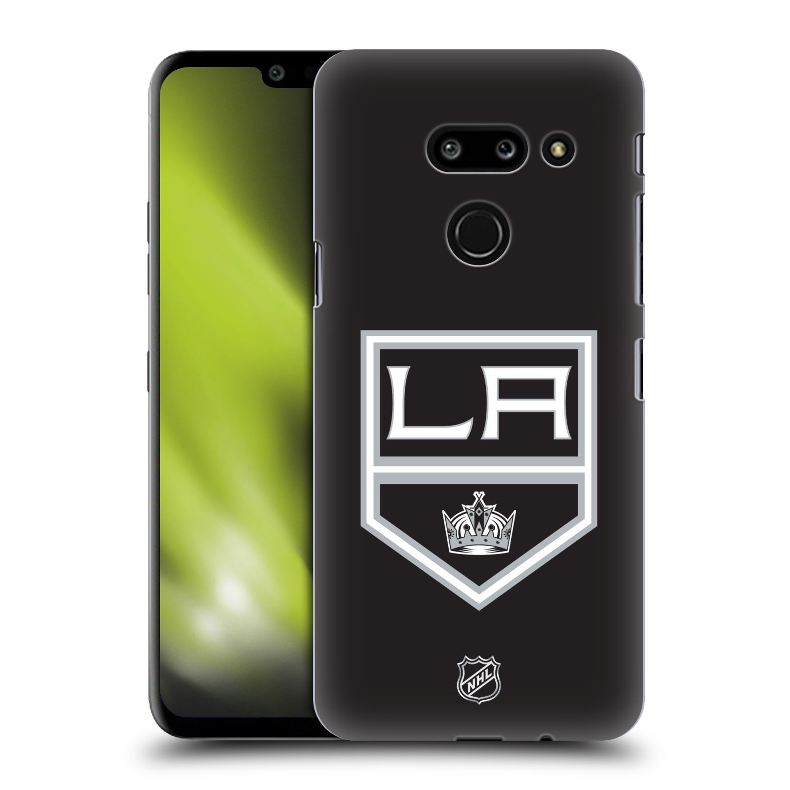 Pouzdro na mobil LG G8 ThinQ - HEAD CASE - Hokej NHL - Los Angeles Kings - znak