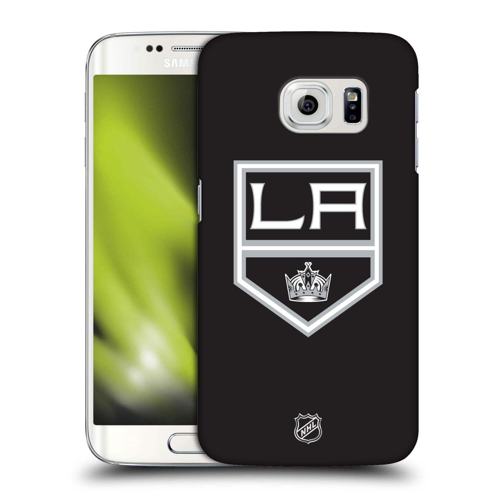 Pouzdro na mobil Samsung Galaxy S6 EDGE - HEAD CASE - Hokej NHL - Los Angeles Kings - znak