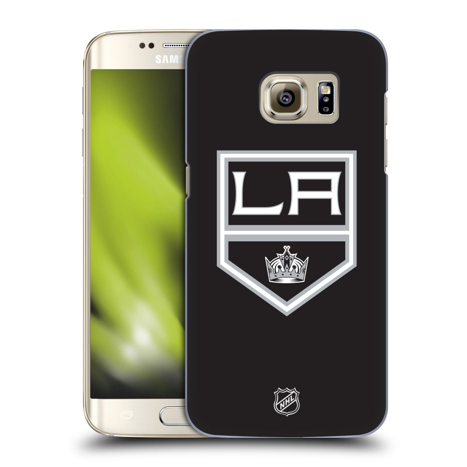 Pouzdro na mobil Samsung Galaxy S7 EDGE - HEAD CASE - Hokej NHL - Los Angeles Kings - znak
