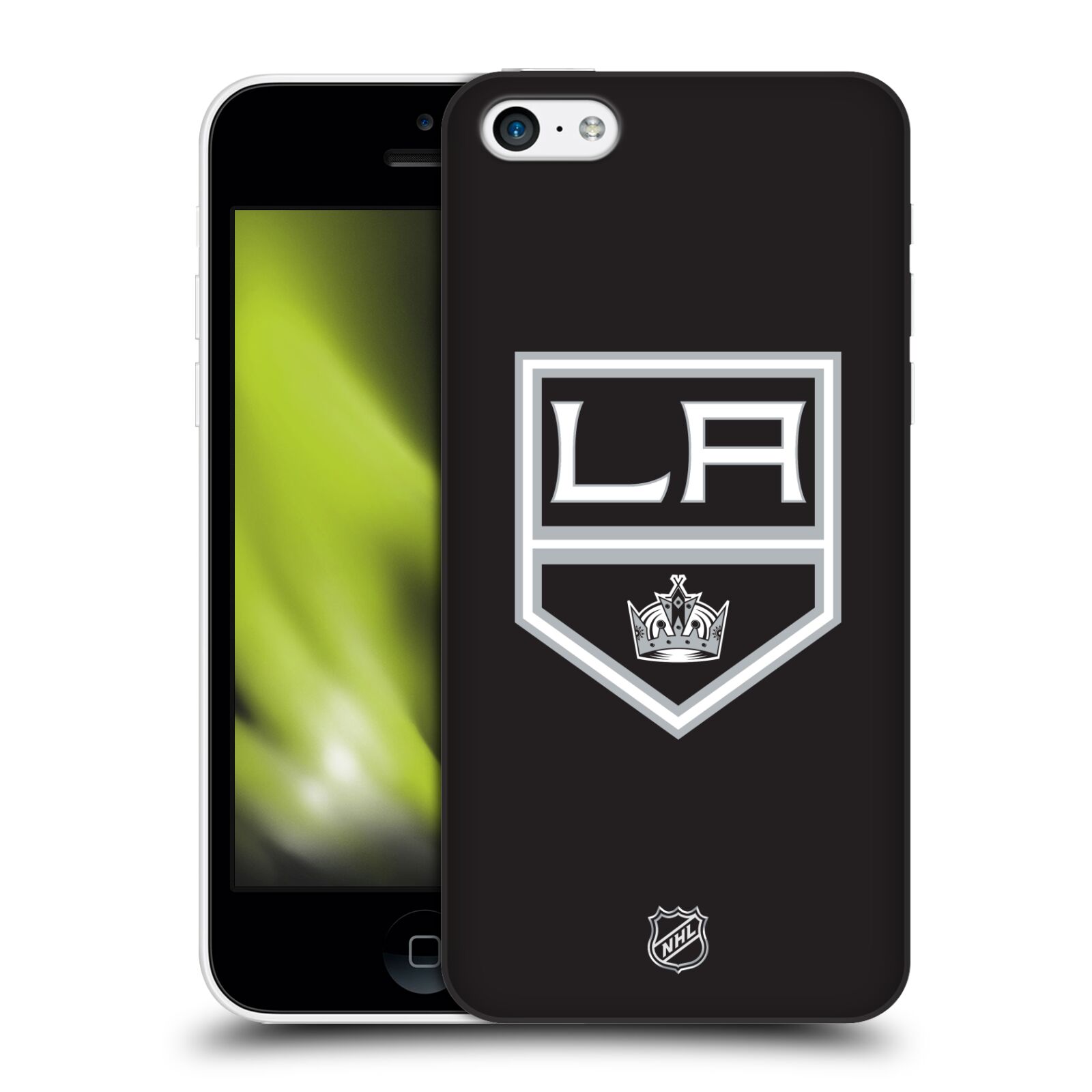 Pouzdro na mobil Apple Iphone 5C - HEAD CASE - Hokej NHL - Los Angeles Kings - znak